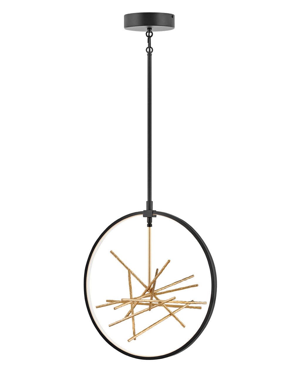 Fredrick Ramond - FR46405BLK - LED Pendant - Styx - Black