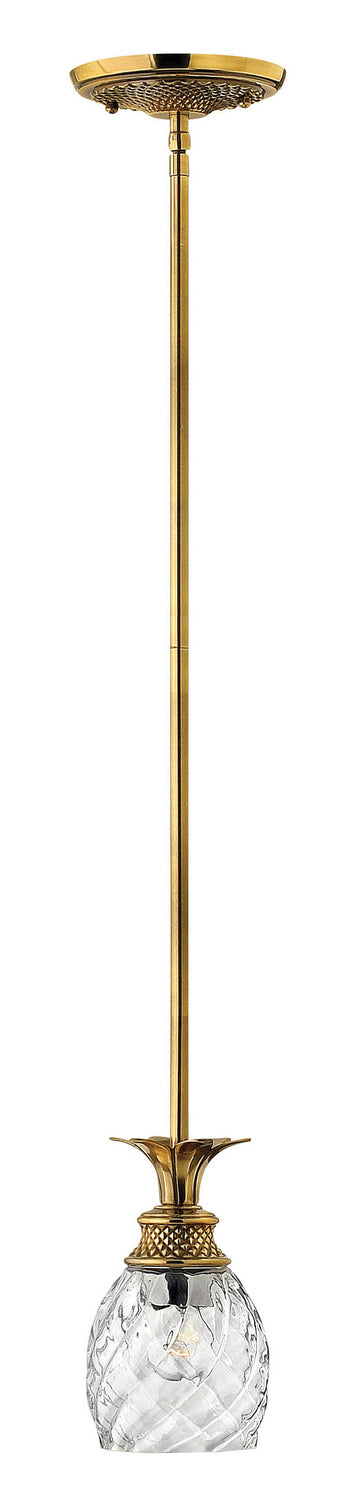 Hinkley - 5317BB - LED Pendant - Plantation - Burnished Brass