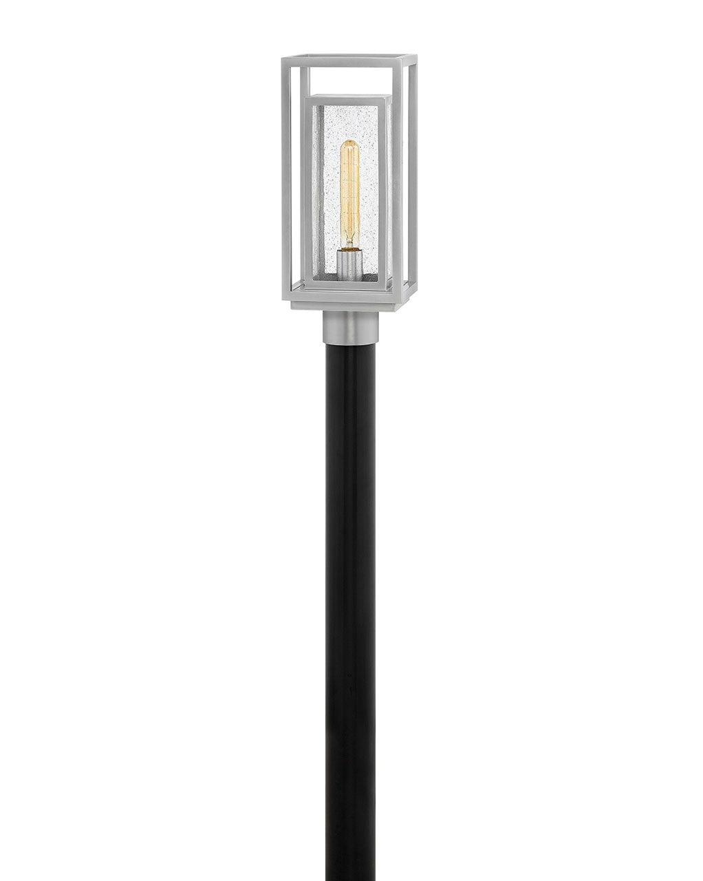 Hinkley - 1001SI-LV - LED Post Top or Pier Mount Lantern - Republic - Satin Nickel