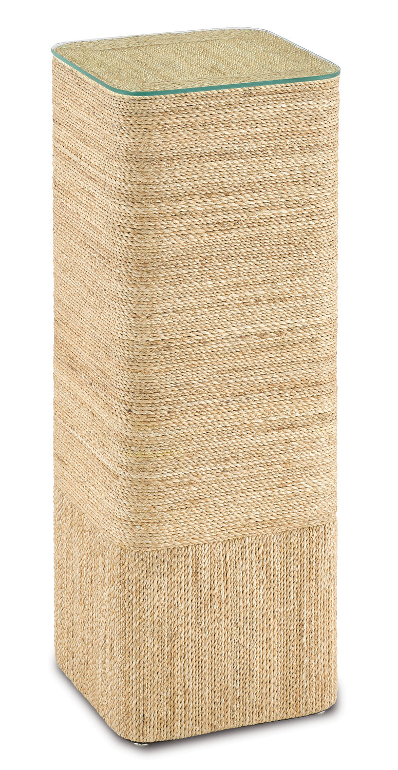 Pedestal from the Malibay collection in Natural finish