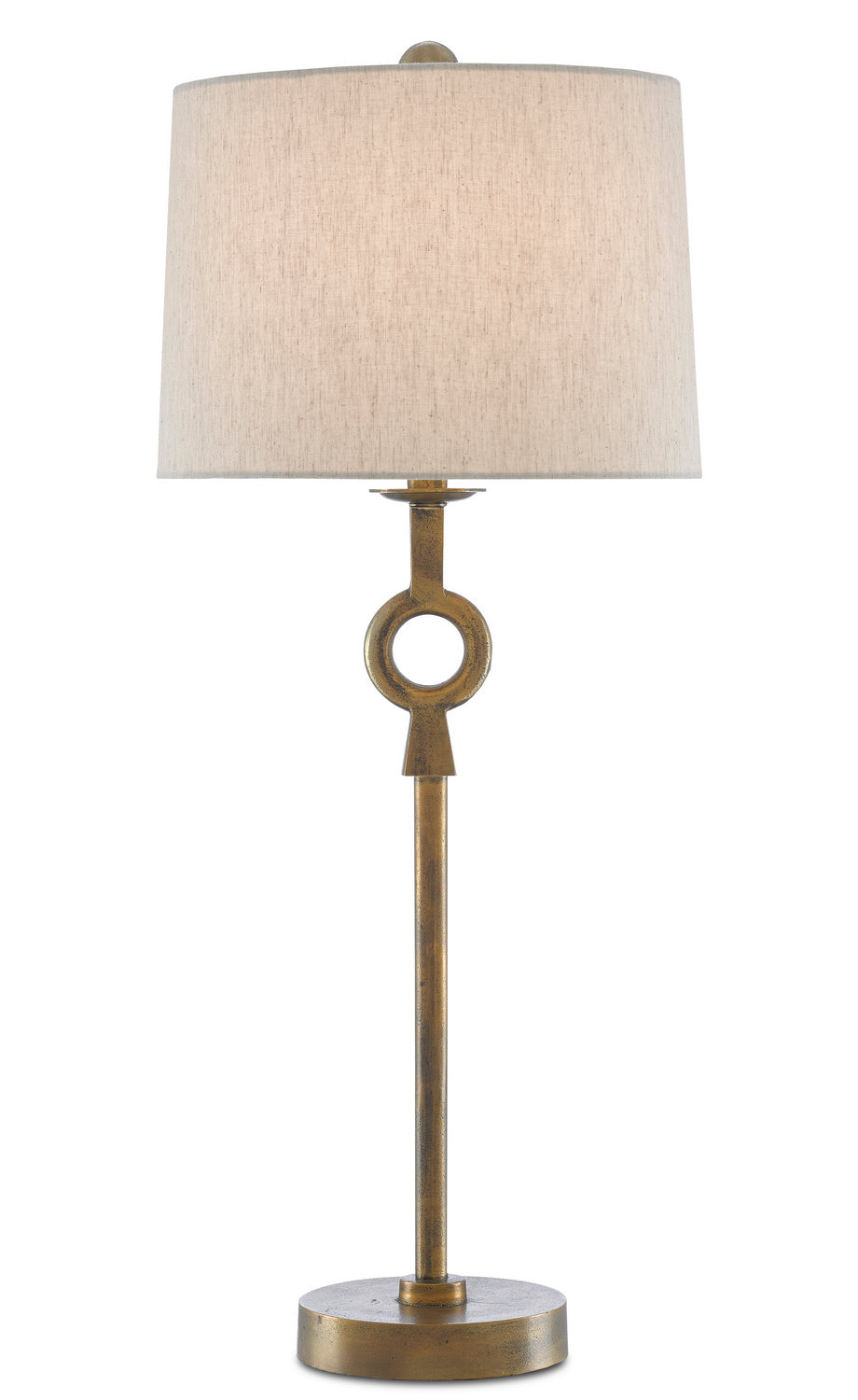 One Light Table Lamp from the Germaine collection in Antique Brass finish