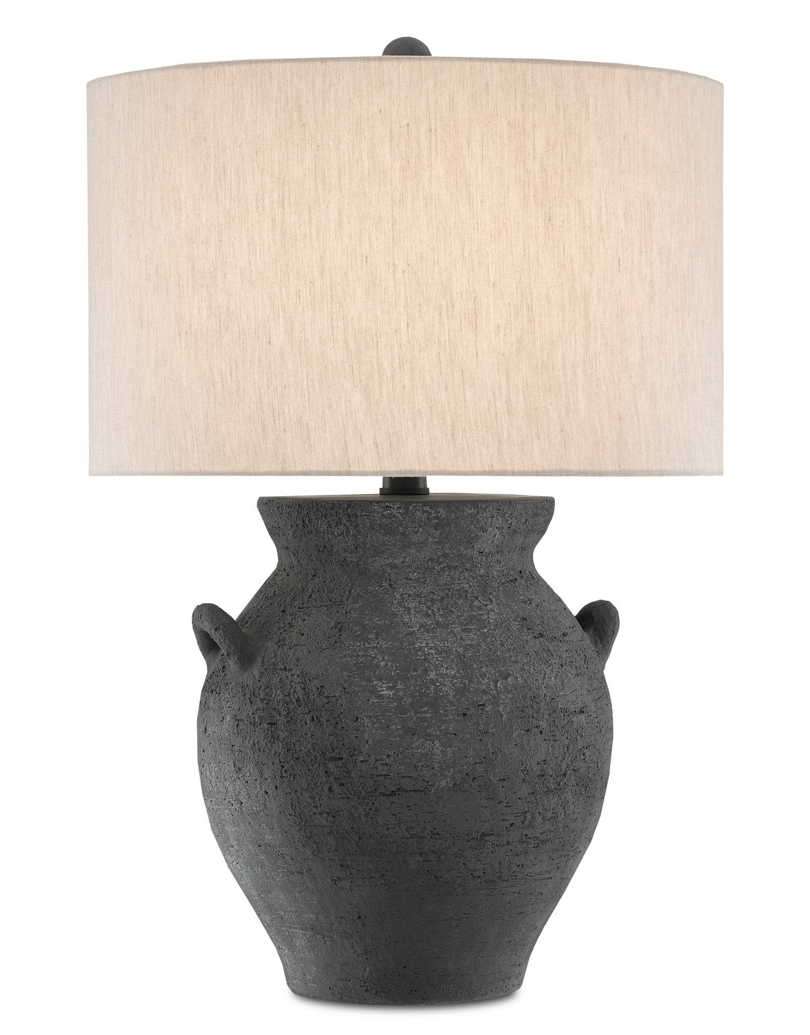 One Light Table Lamp from the Anza collection in Black Ash/Satin Black finish