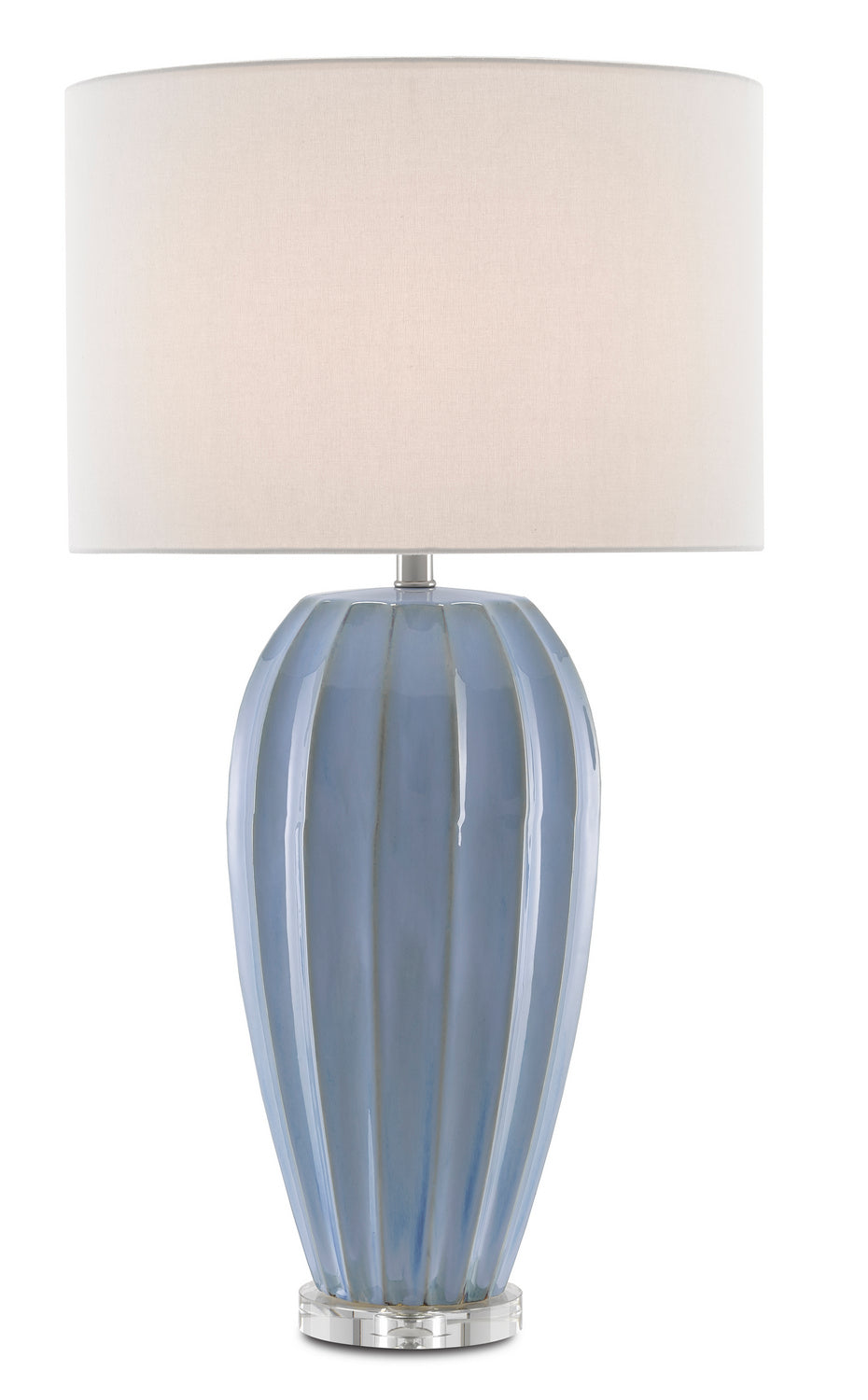 One Light Table Lamp from the Bluestar collection in Light Blue/Clear finish
