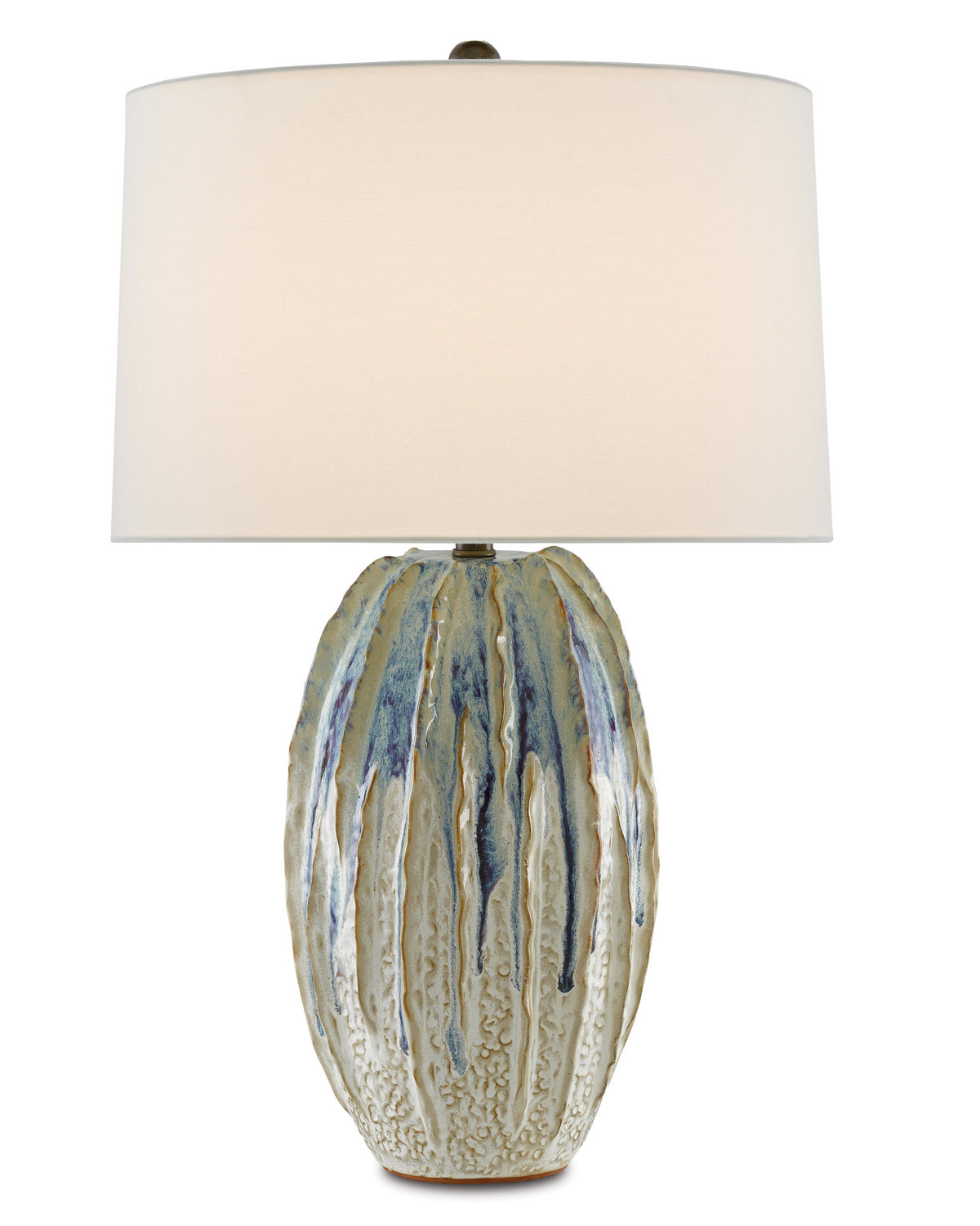 One Light Table Lamp from the Montmartre collection in Milk/Purple finish