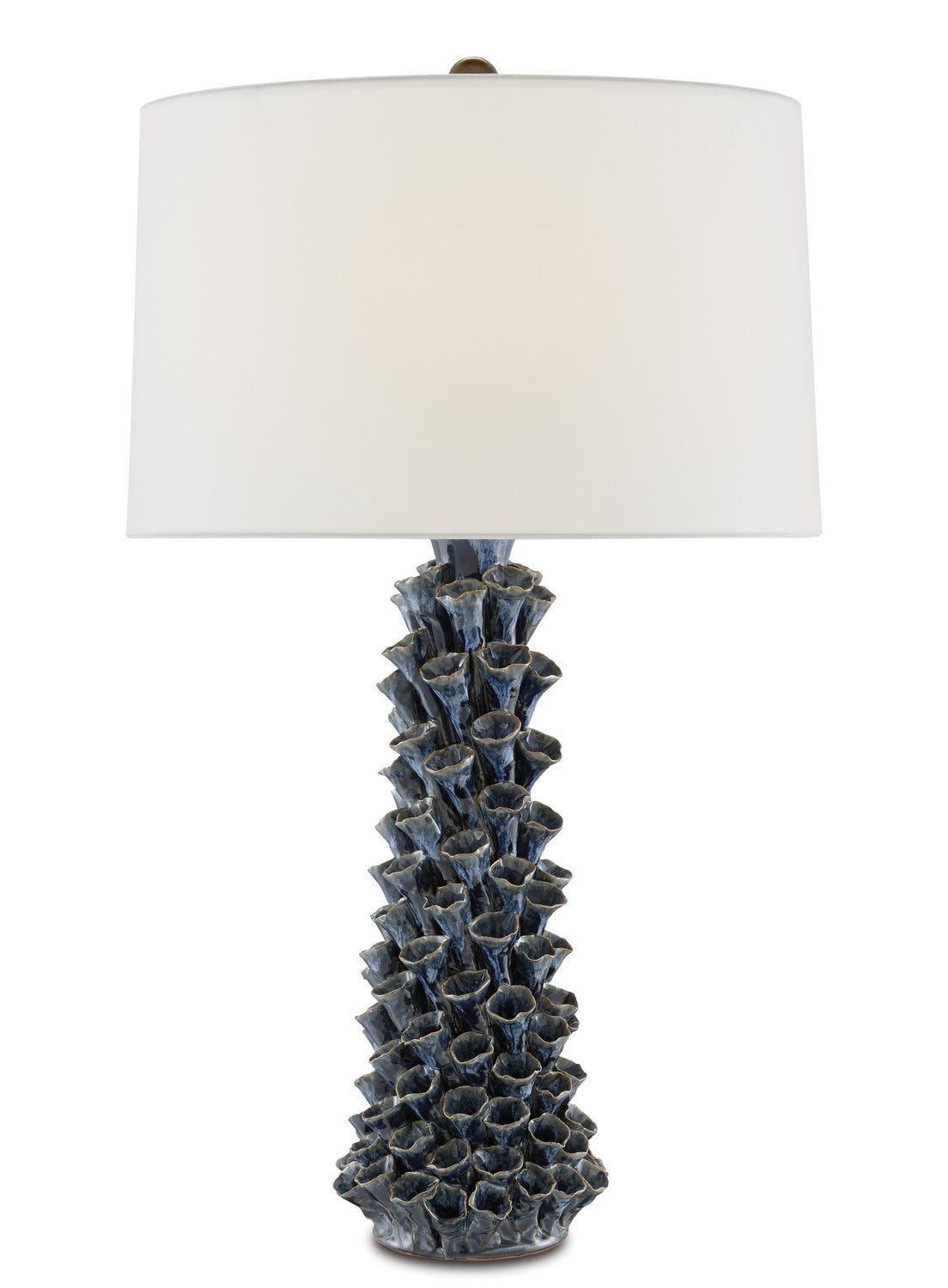 One Light Table Lamp from the Sunken collection in Blue Drip Glaze finish