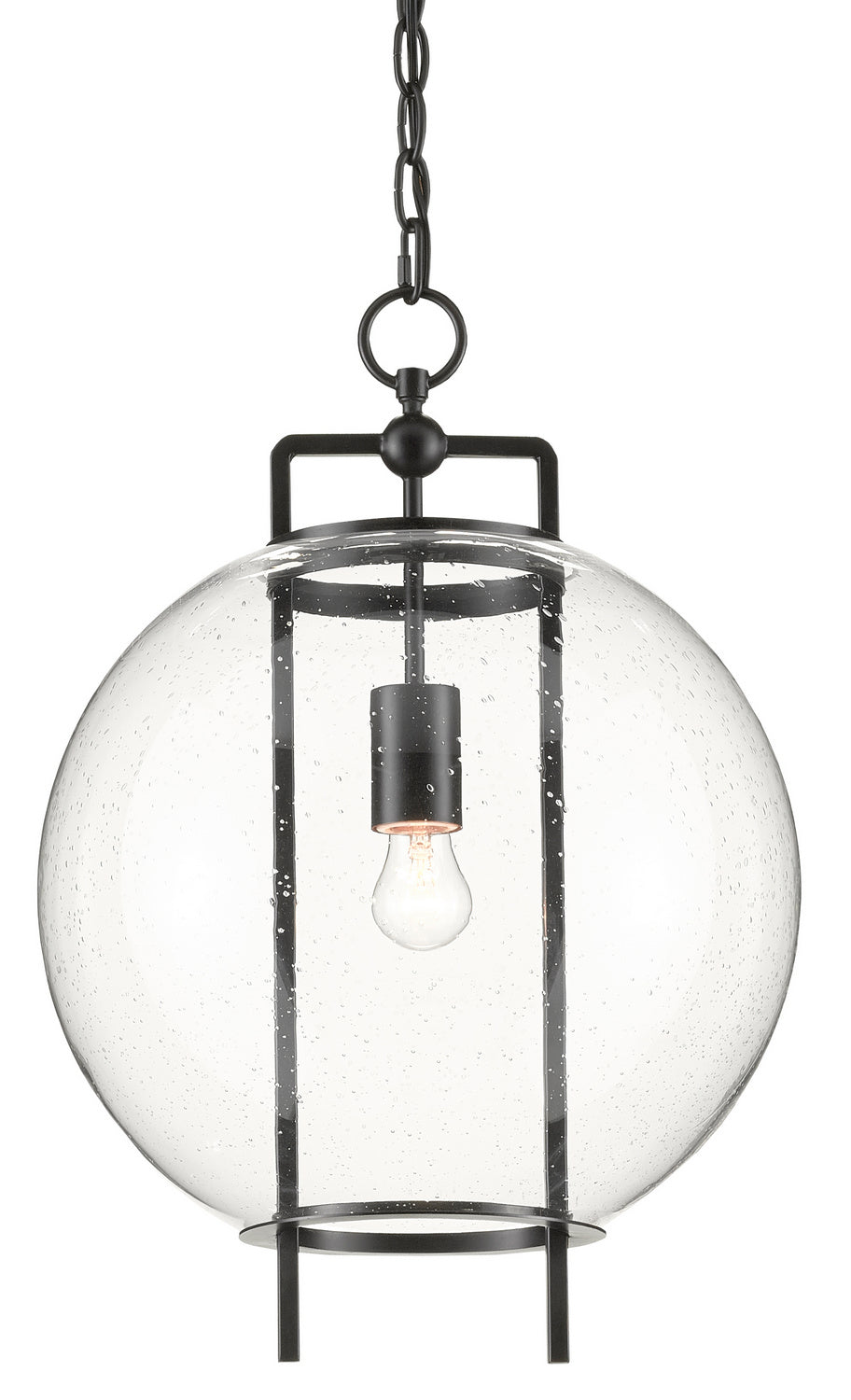 One Light Pendant from the Breakspear collection in Antique Black finish