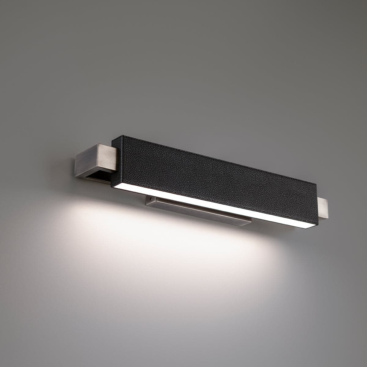 Modern Forms - WS-28119-BK/BN - LED Bath & Vanity Light - Kinsman - Pebbled Black/Brushed Nickel