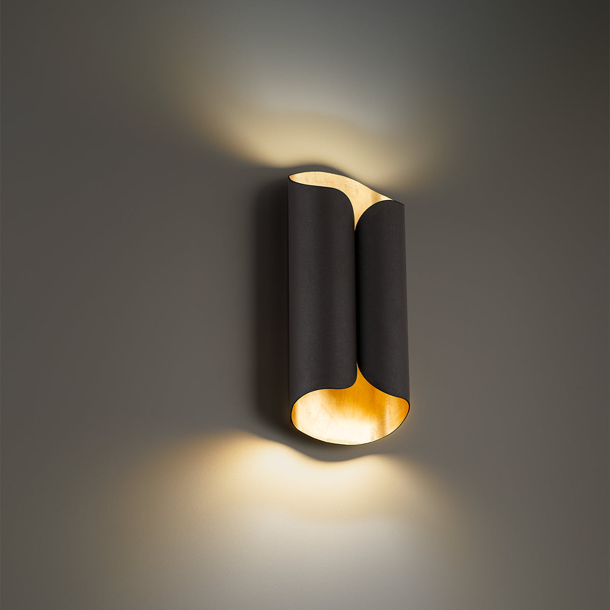 Modern Forms - WS-42114-BZ/GL - LED Wall Sconce - Opus - Bronze & Gold Leaf