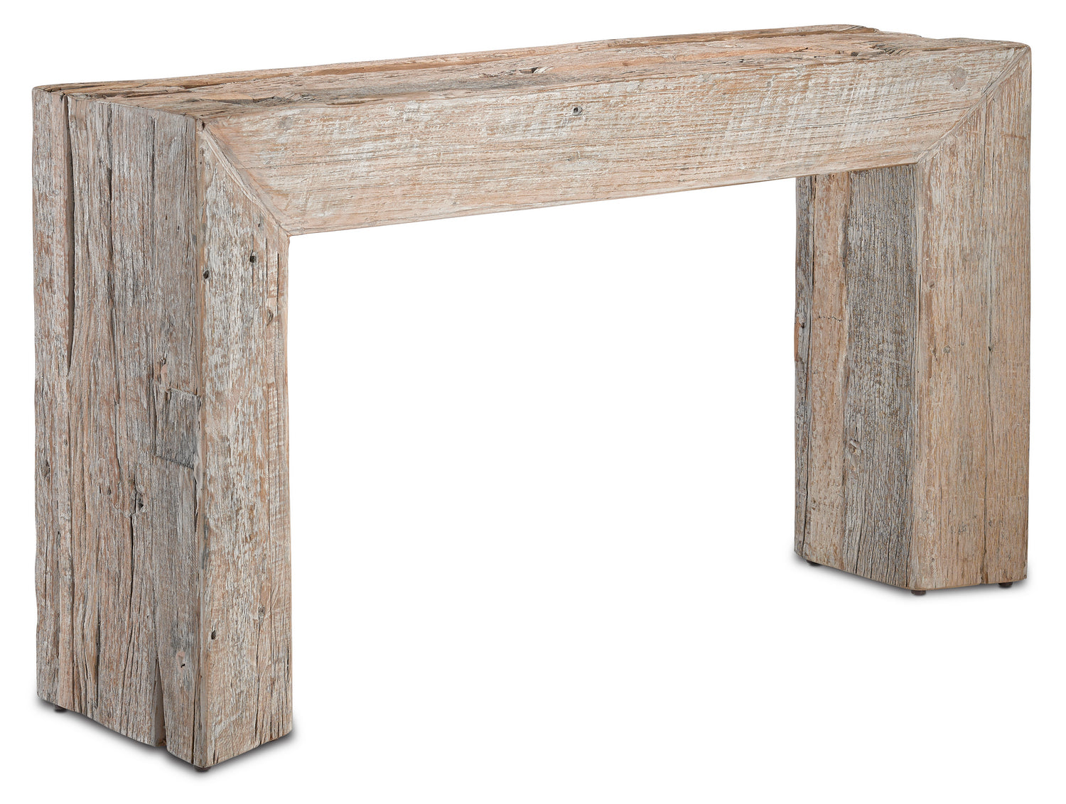 Console Table from the Kanor collection in Whitewash finish