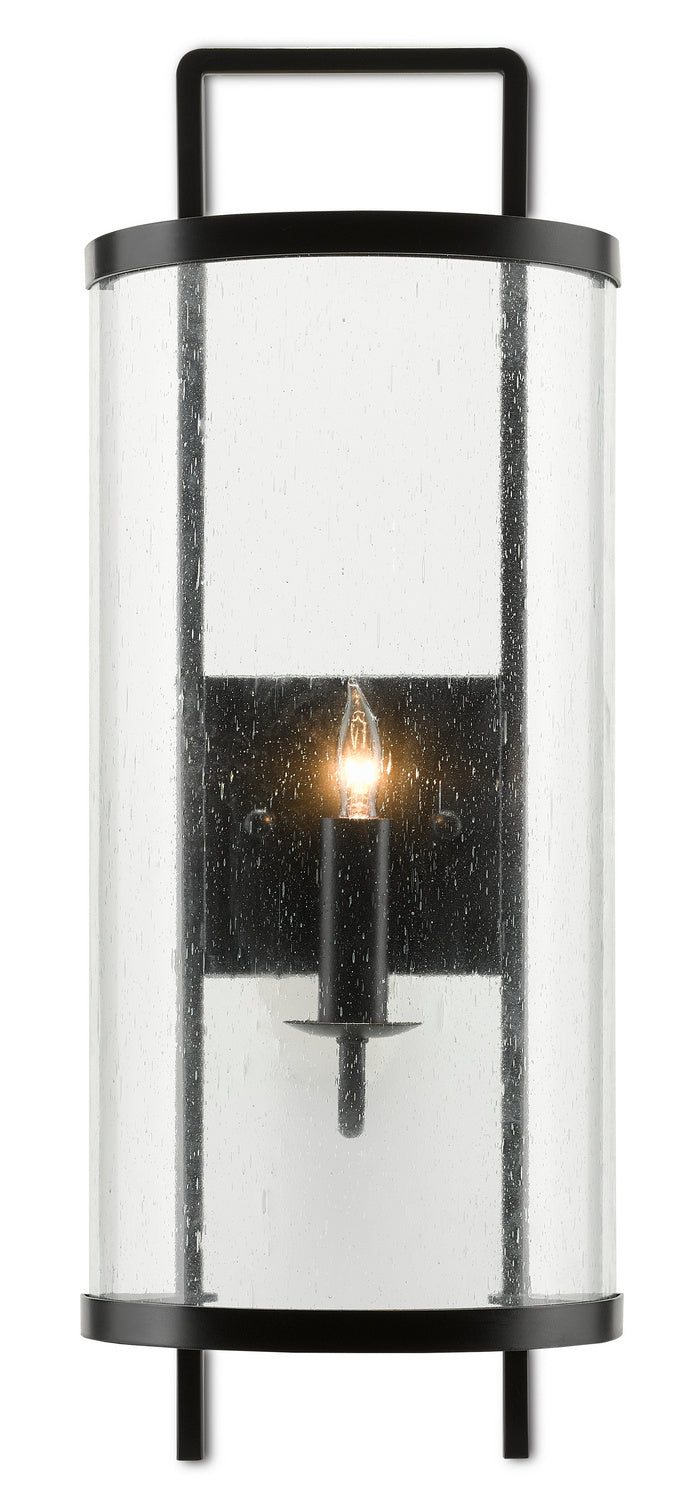 One Light Wall Sconce from the Breakspear collection in Antique Black finish