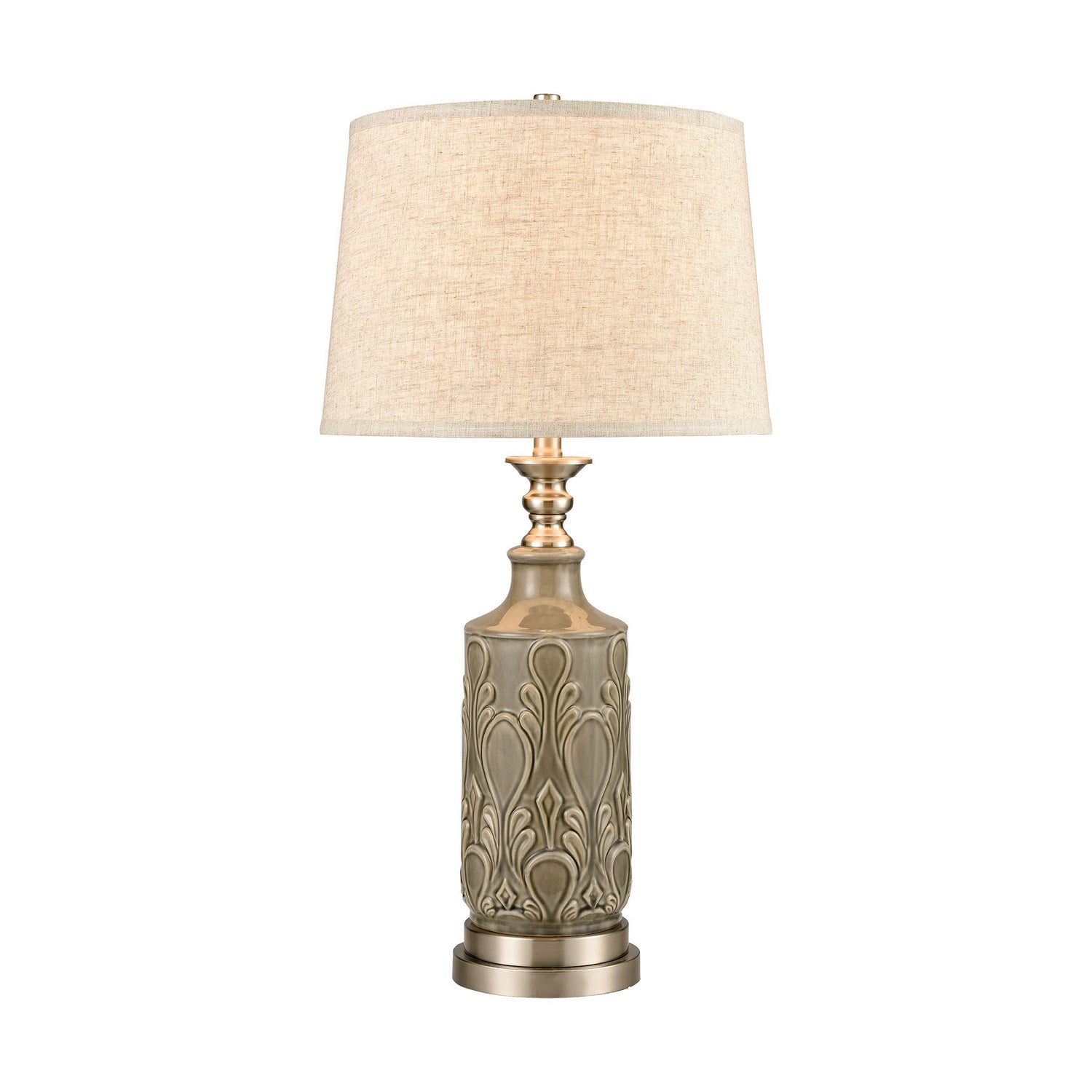 ELK Home - 77191 - One Light Table Lamp - Strangford - Gray