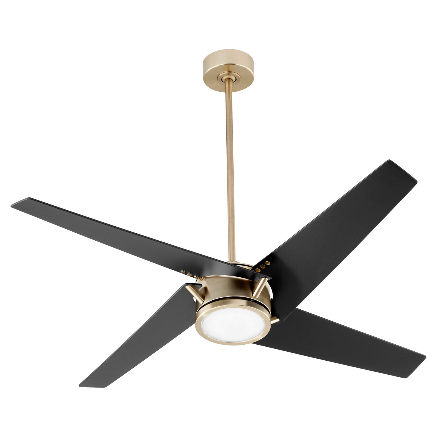 Quorum - 26544-80 - 54"Ceiling Fan - Axis - Aged Brass