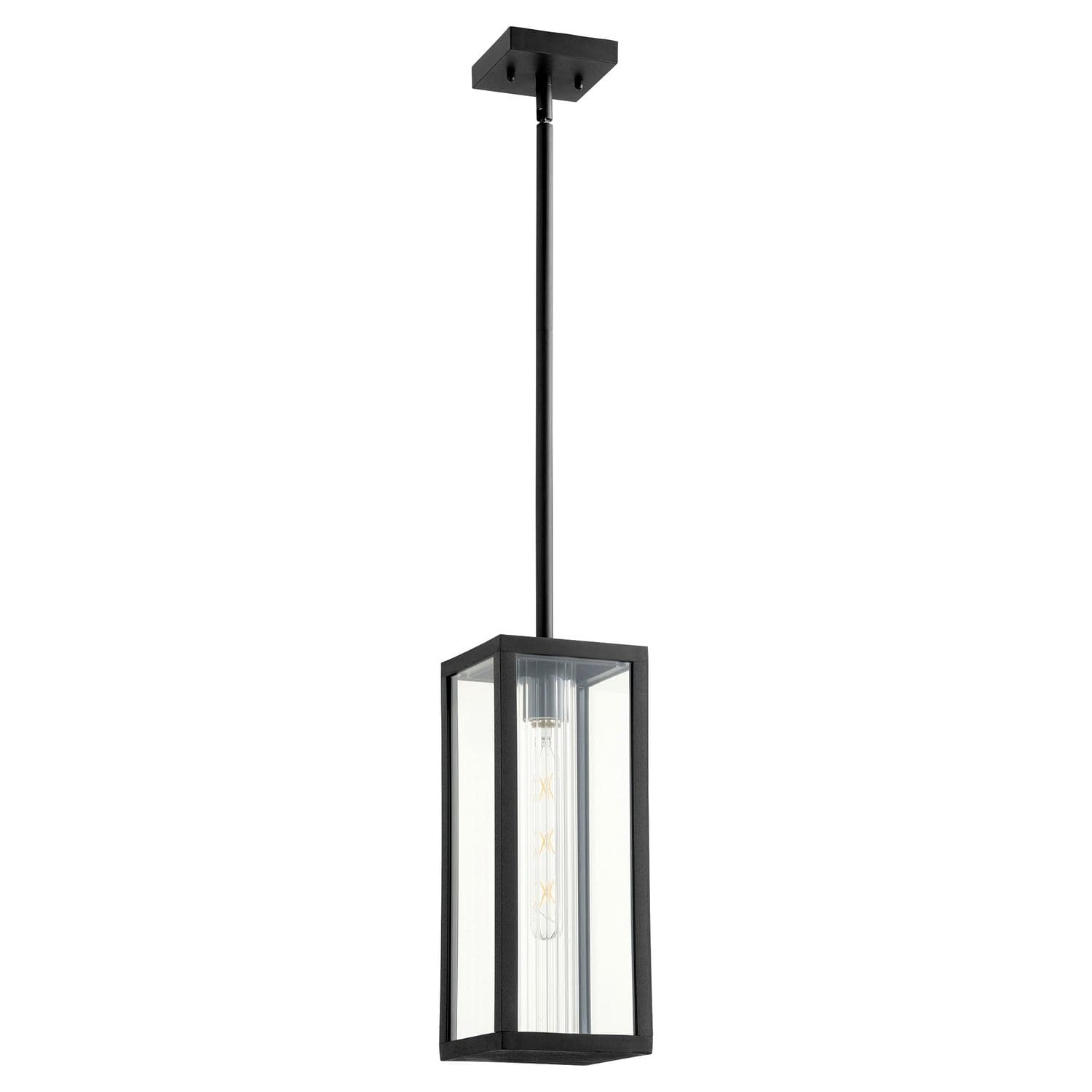 Quorum - 748-15-69 - One Light Pendant - Parks - Textured Black