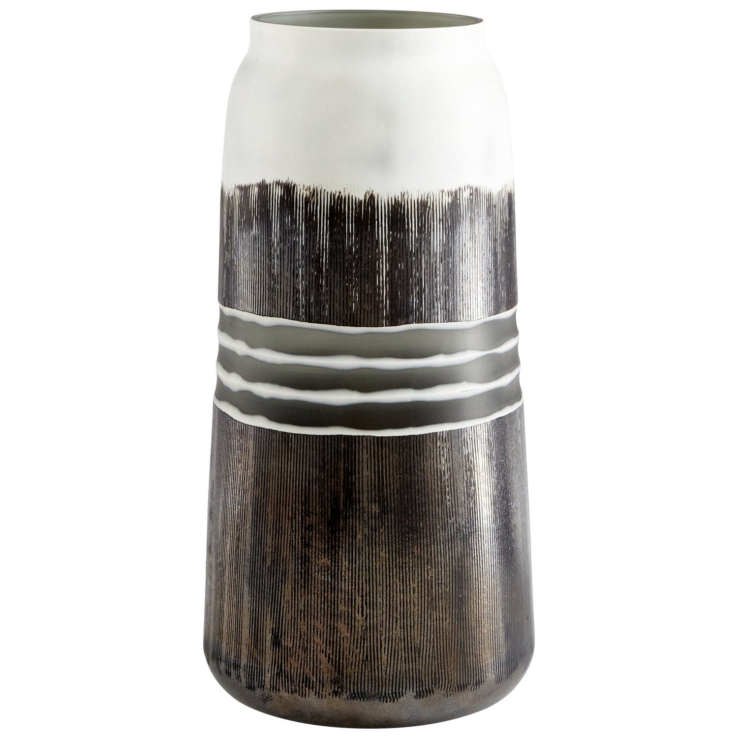 Cyan - 10855 - Vase - Black And White