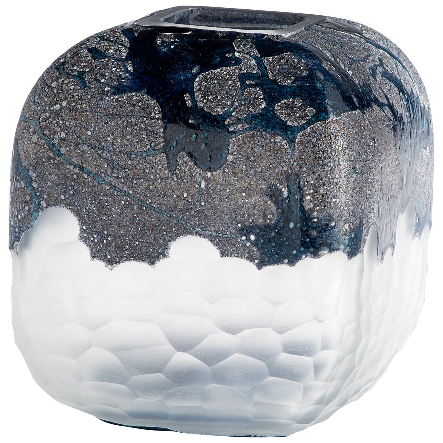 Cyan - 10899 - Vase - Blue And White