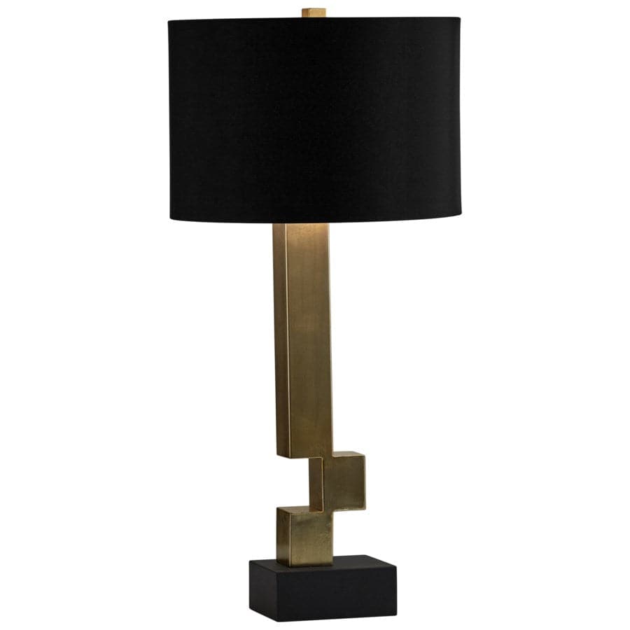 Cyan - 10985 - One Light Table Lamp - Black And Gold