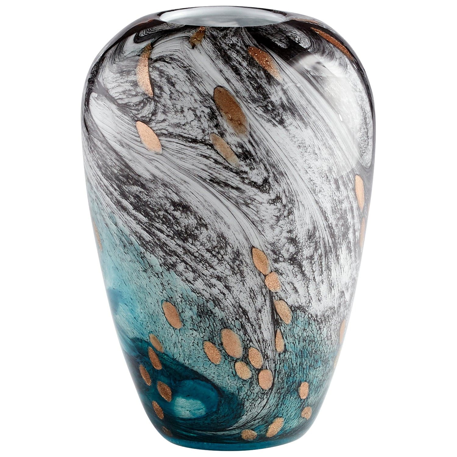 Cyan - 11082 - Vase - Multi Colored