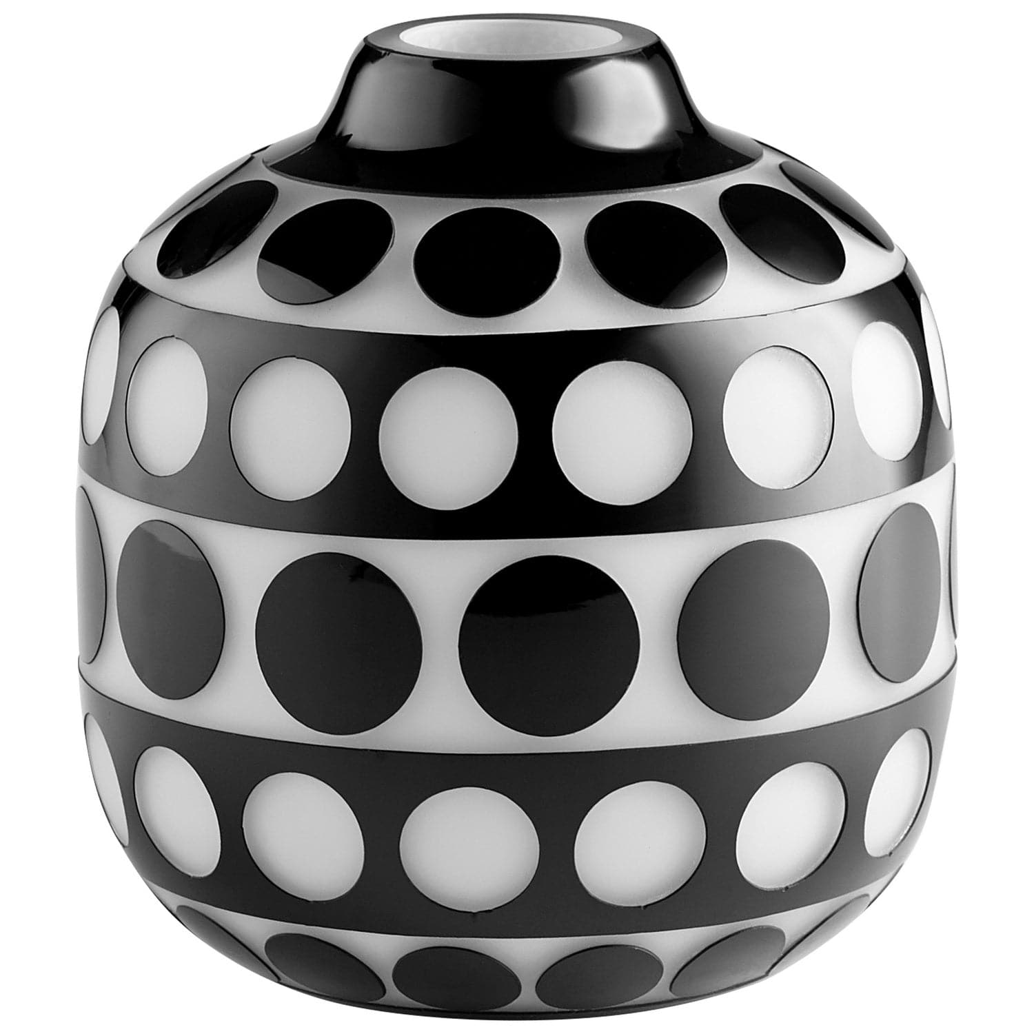 Cyan - 11087 - Vase - Black And White