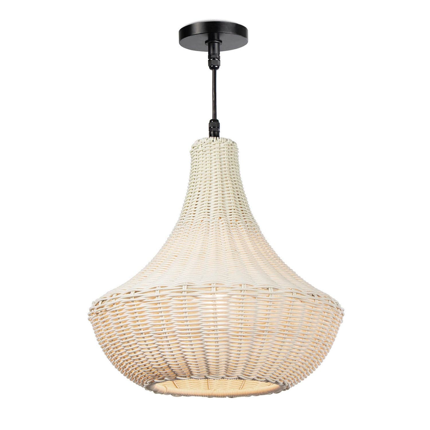 Regina Andrew - 17-1024WT - One Light Chandelier - Vista - White