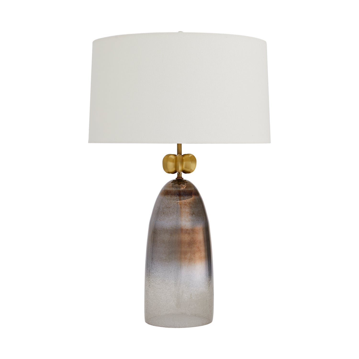 One Light Lamp from the Haley collection in Smoke Luster Ombre finish