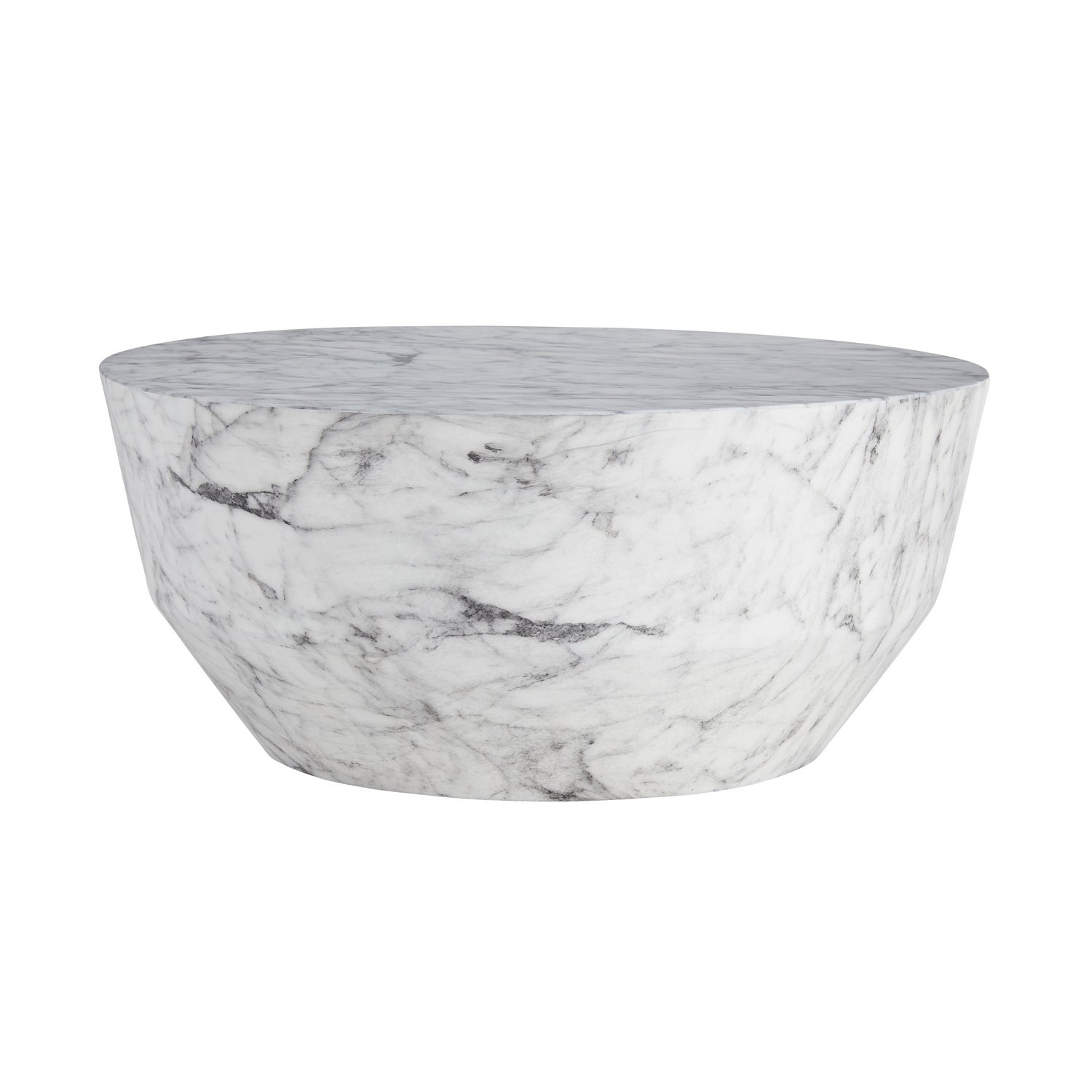 Cocktail Table from the Godwin collection in White Faux Marble finish