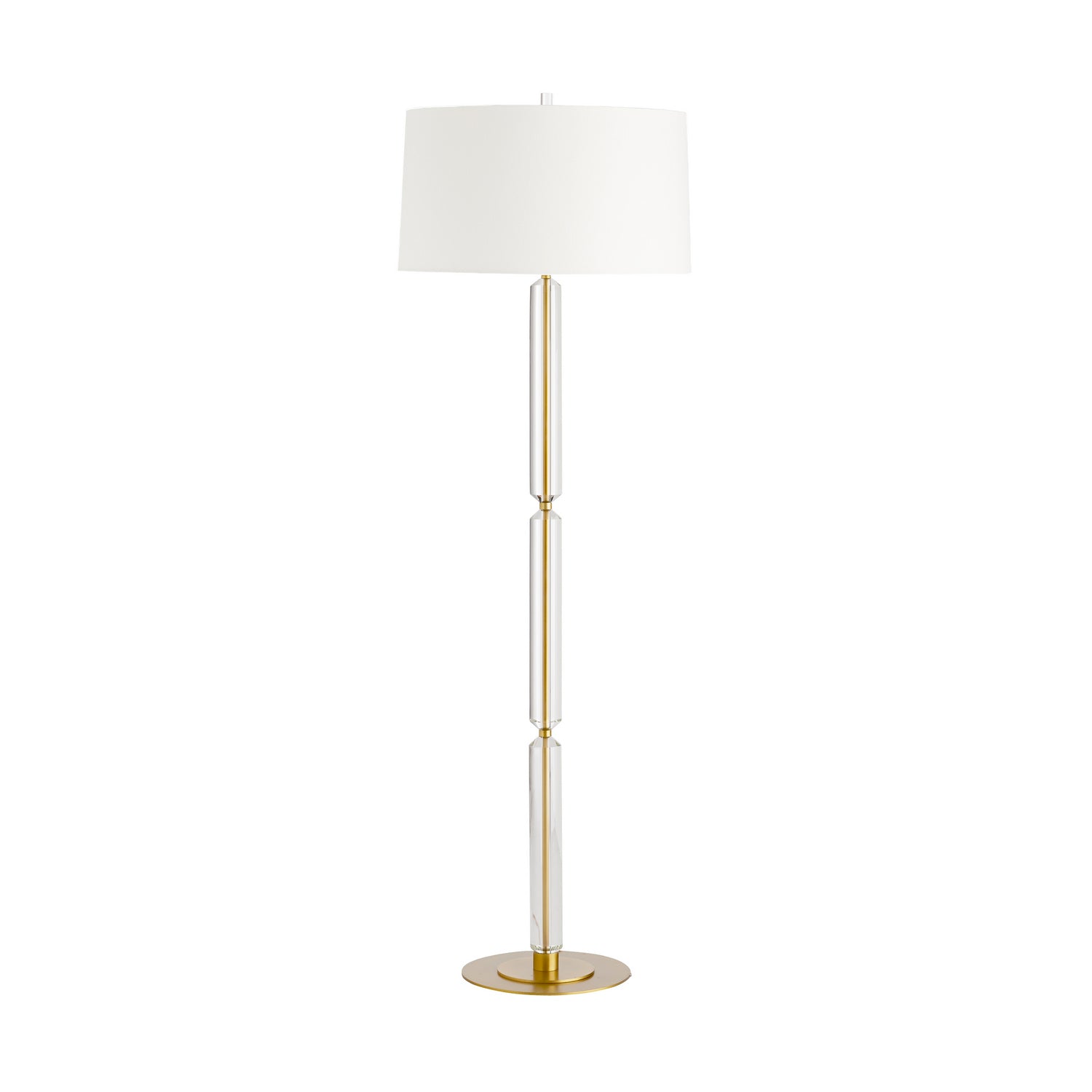 One Light Floor Lamp from the Gio collection in Clear finish