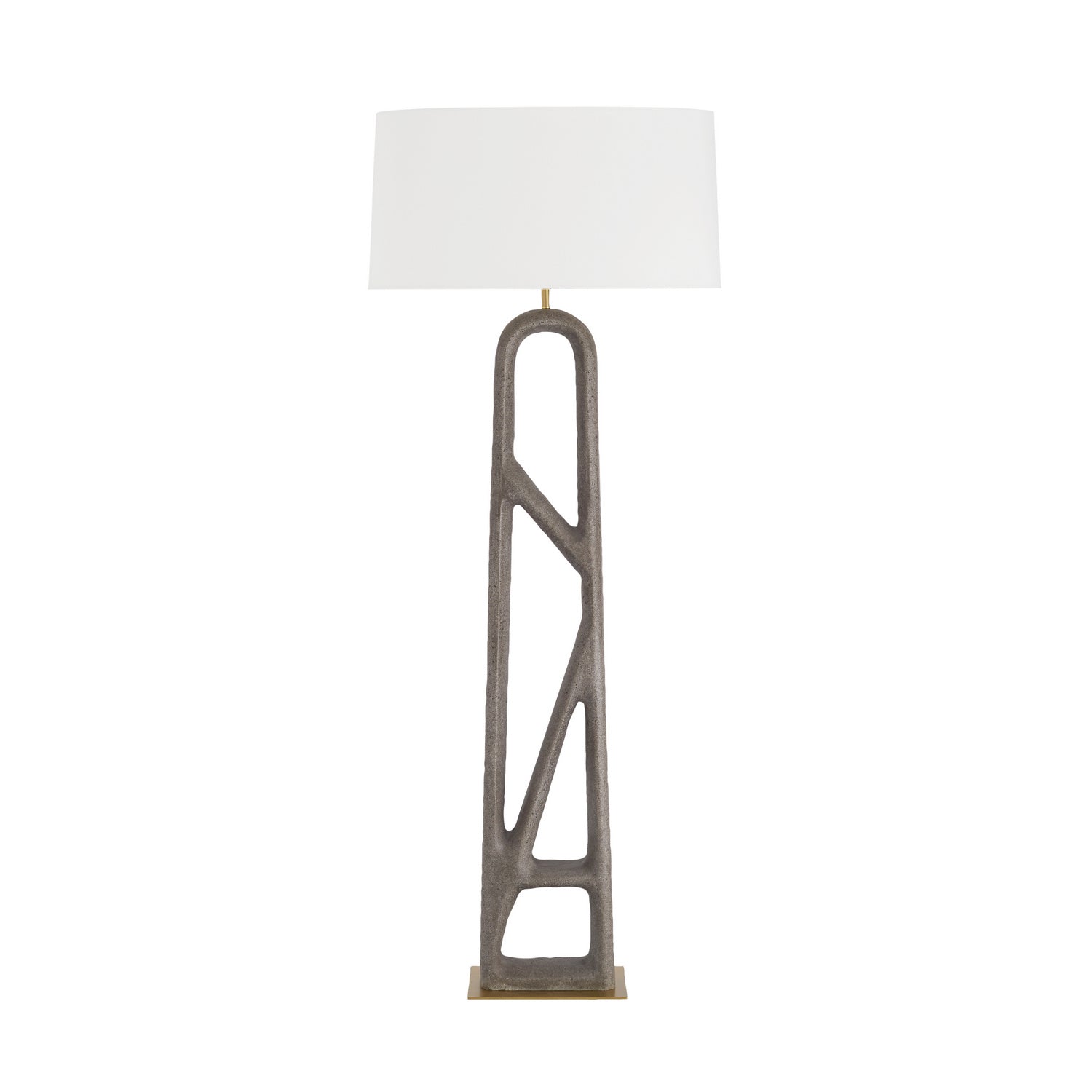One Light Floor Lamp from the Wilcott collection in White finish