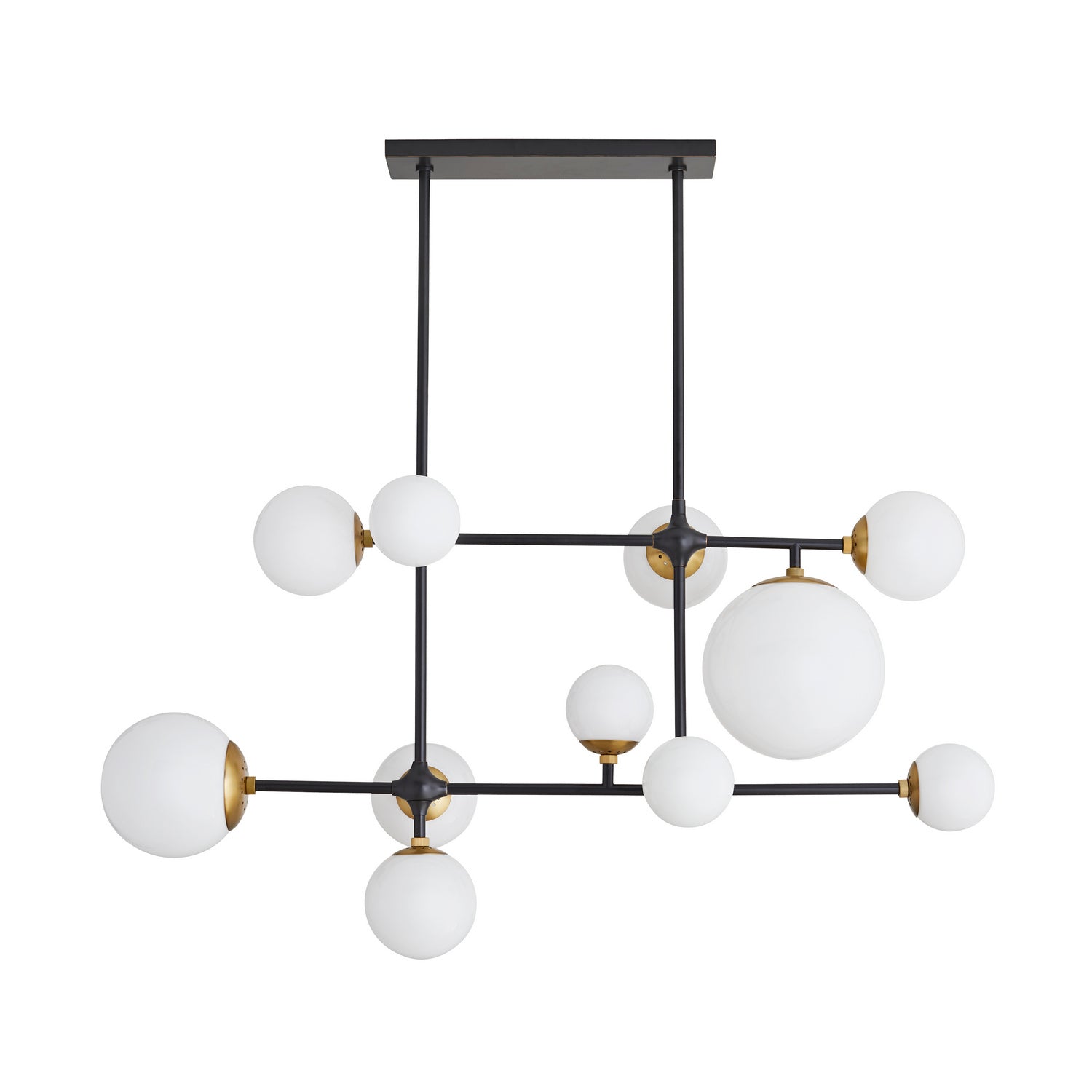 11 Light Chandelier from the Hilliard collection in Bronze finish