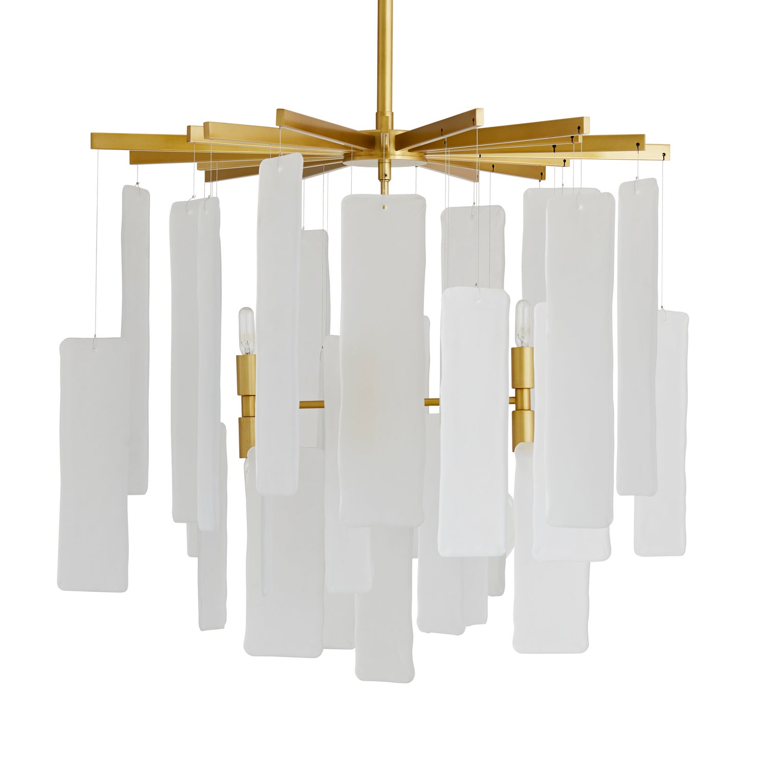 Eight Light Chandelier from the Harriet collection in Frosted finish