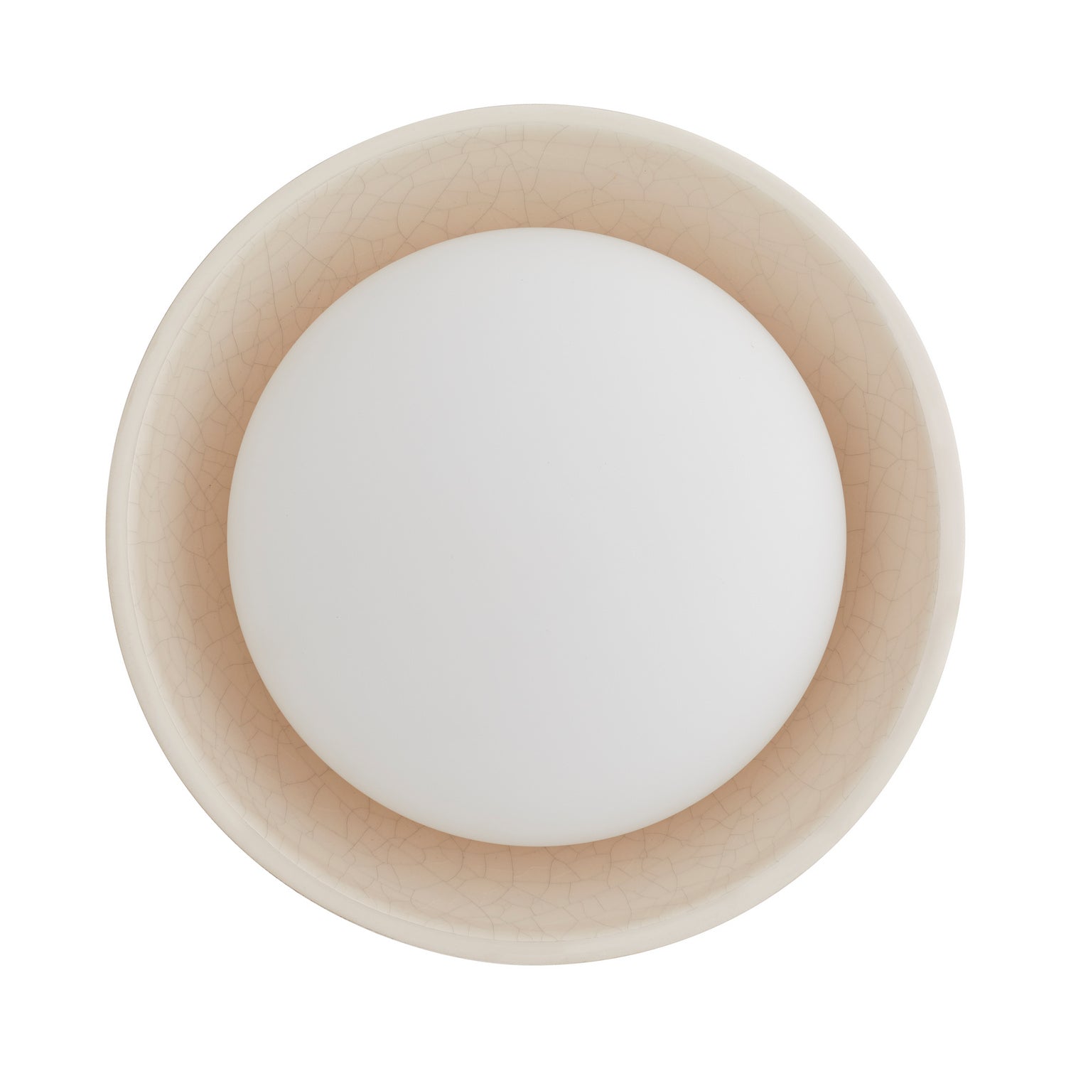 One Light Wall Sconce from the Glaze collection in Ivory Stained Crackle finish