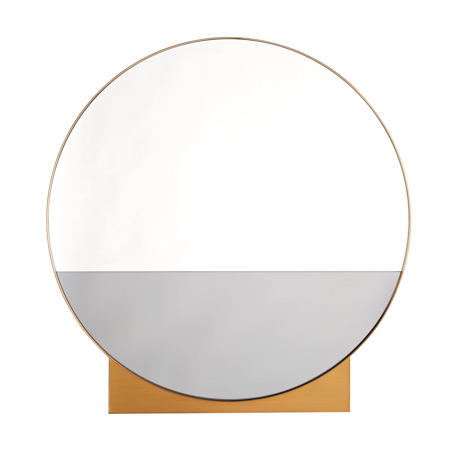 Mirror from the Datum collection in Antique Brass finish