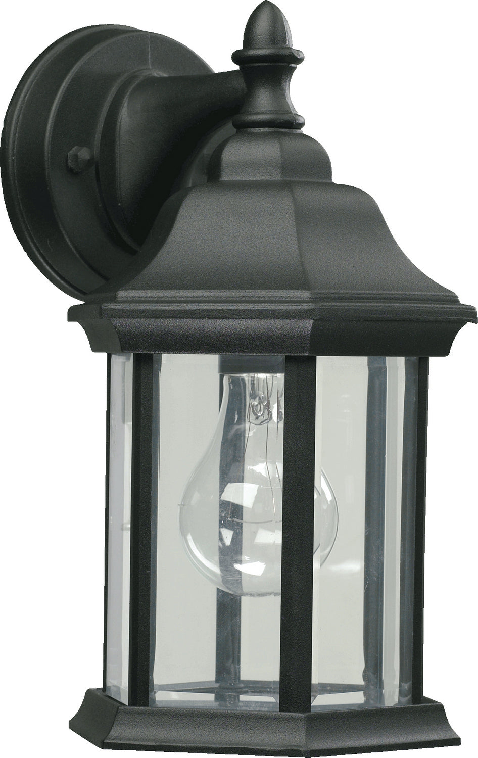 Quorum - 787-15 - One Light Wall Mount - Aluminum Box Lanterns - Black