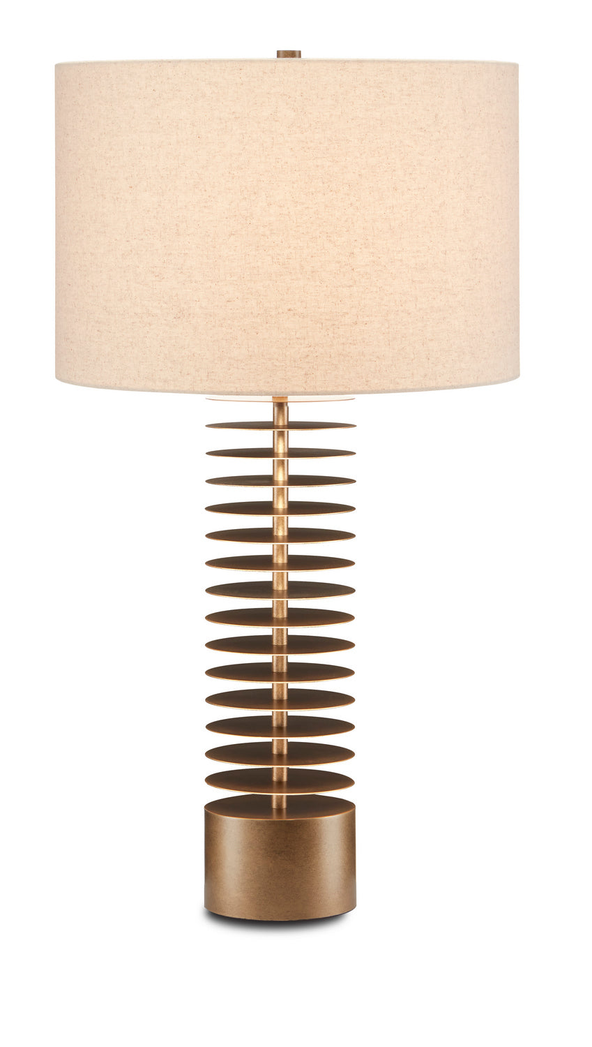 One Light Table Lamp from the Walwyn collection in Painted Antique Brass finish
