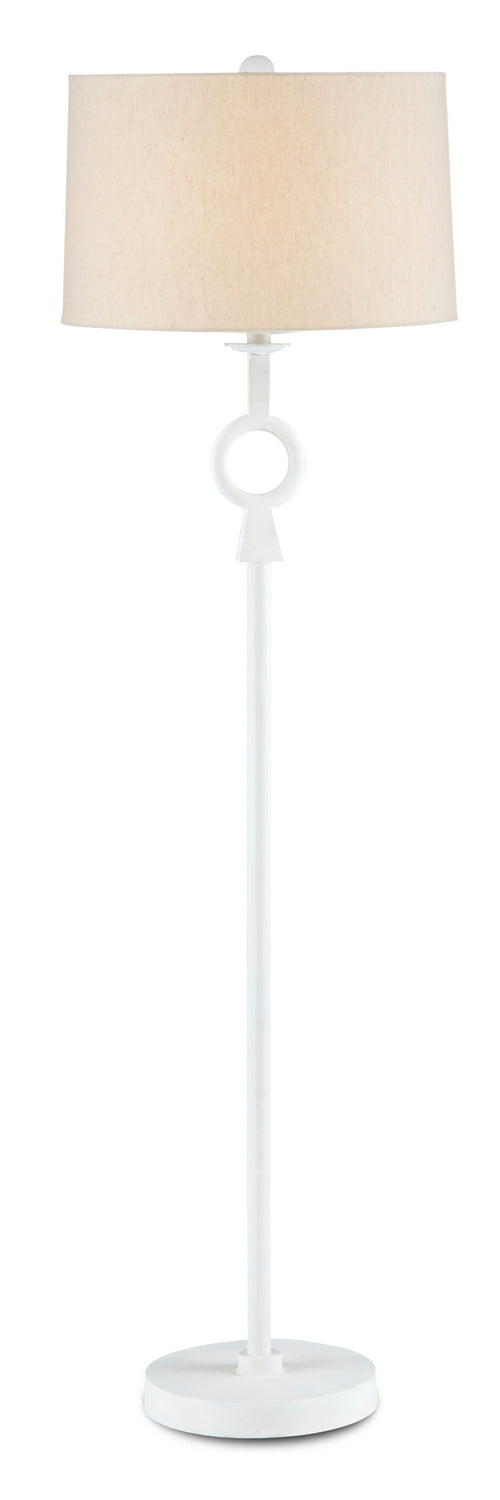 One Light Floor Lamp from the Germaine collection in White finish
