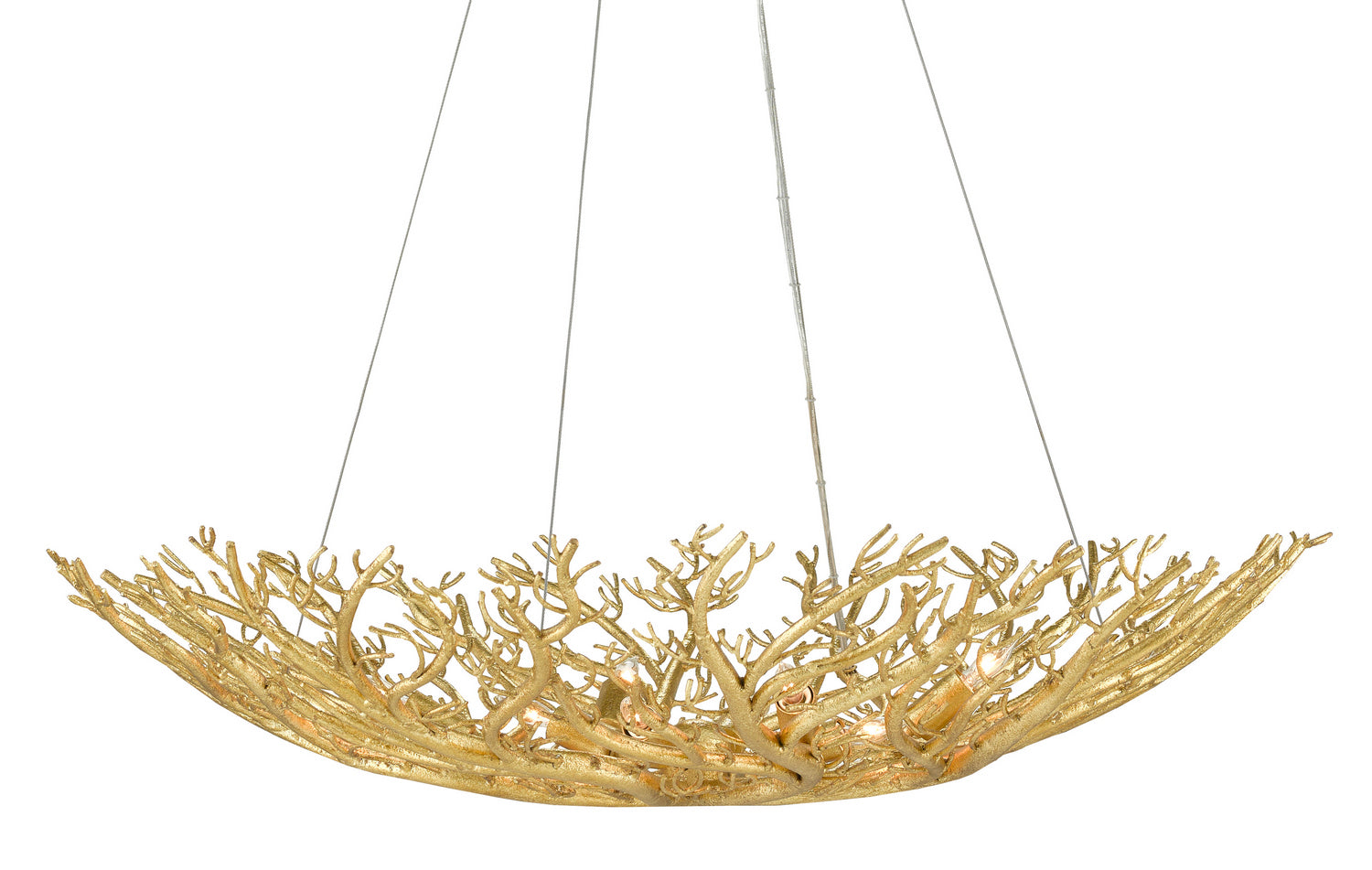 Eight Light Chandelier from the Aviva Stanoff collection in Gold Gilt finish