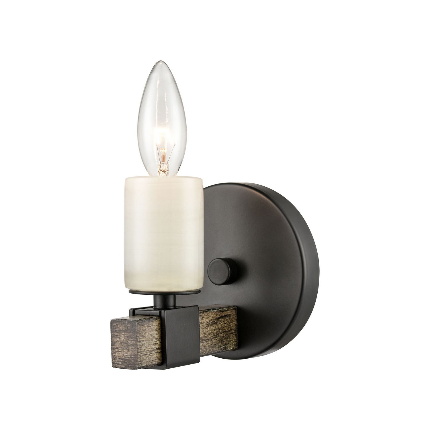ELK Home - 15460/1 - One Light Wall Sconce - Stone Manor - Matte Black