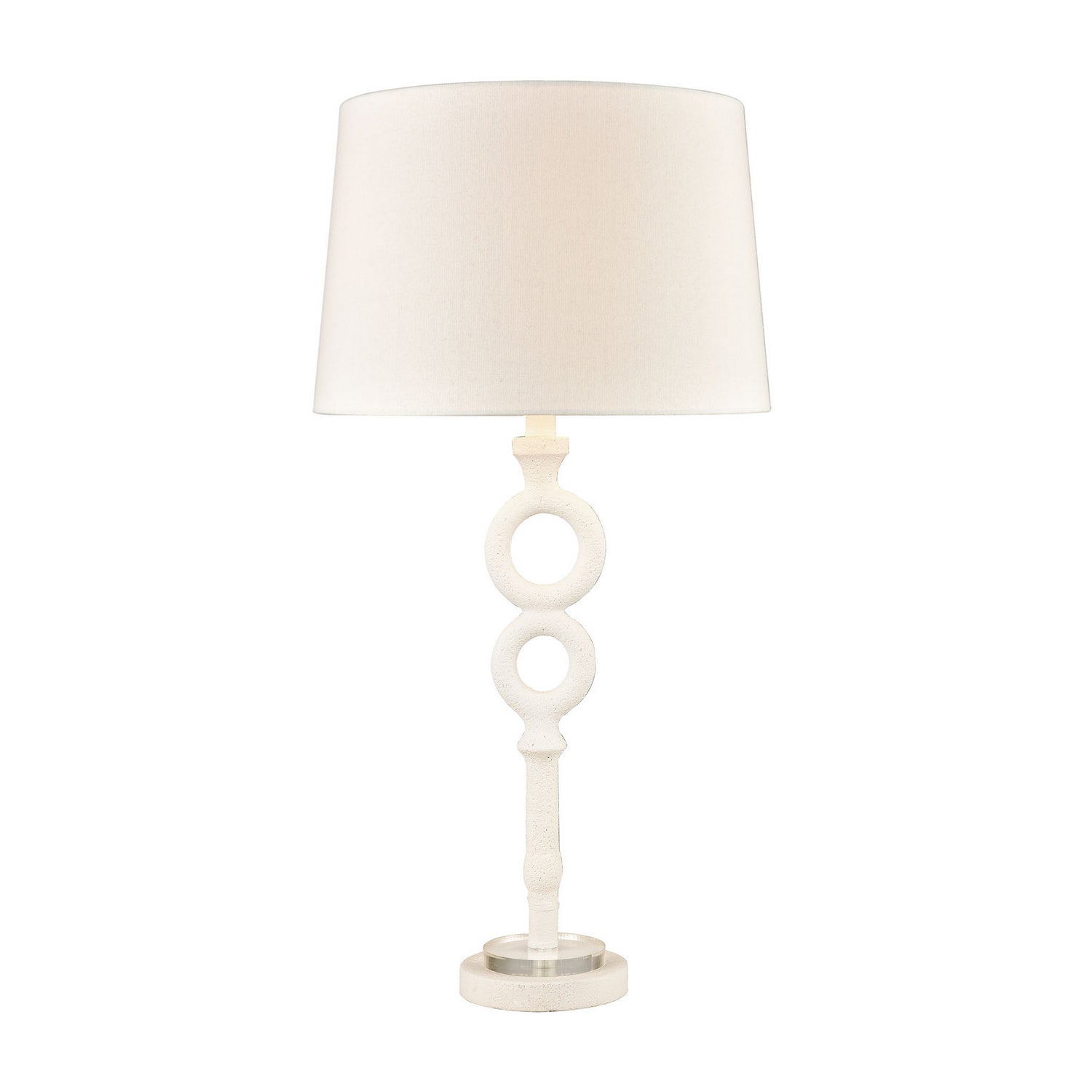 ELK Home - D4697 - One Light Table Lamp - Hammered Home - Matte White