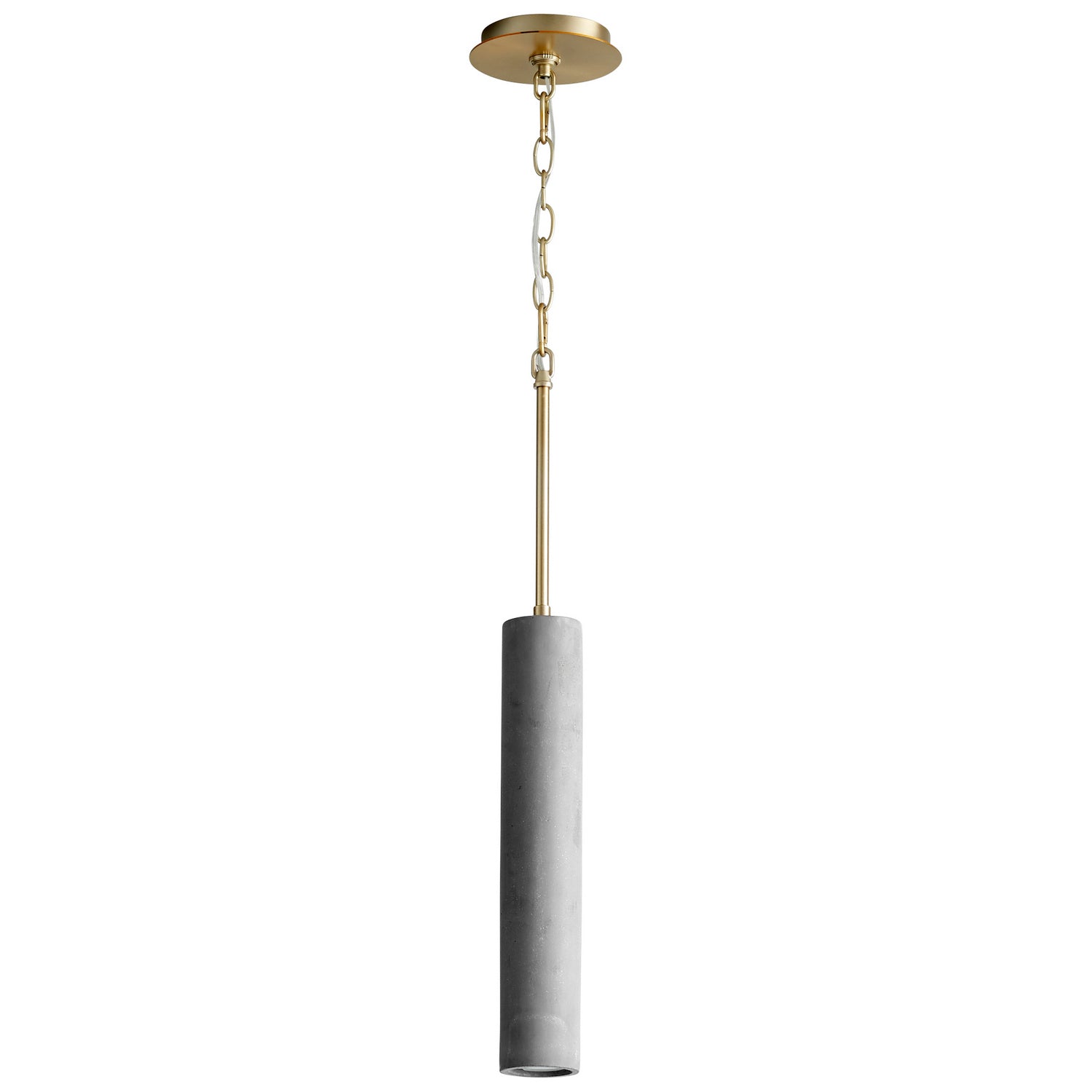 Oxygen - 3-614-1540 - LED Pendant - Totem - Dark Gray / Aged Brass