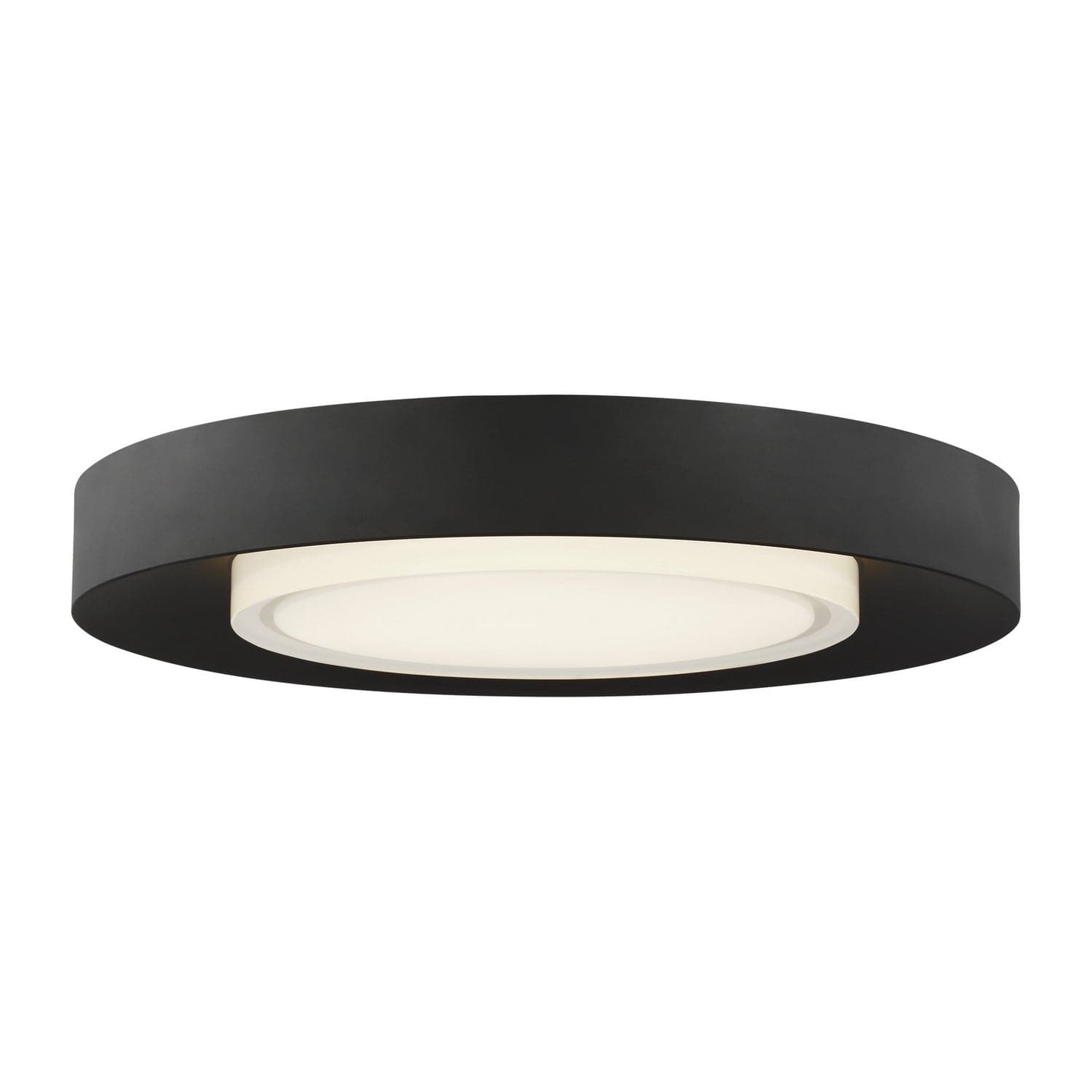 Visual Comfort Modern - 700FMHLO16B-LED927 - LED Flush Mount - Hilo - Nightshade Black