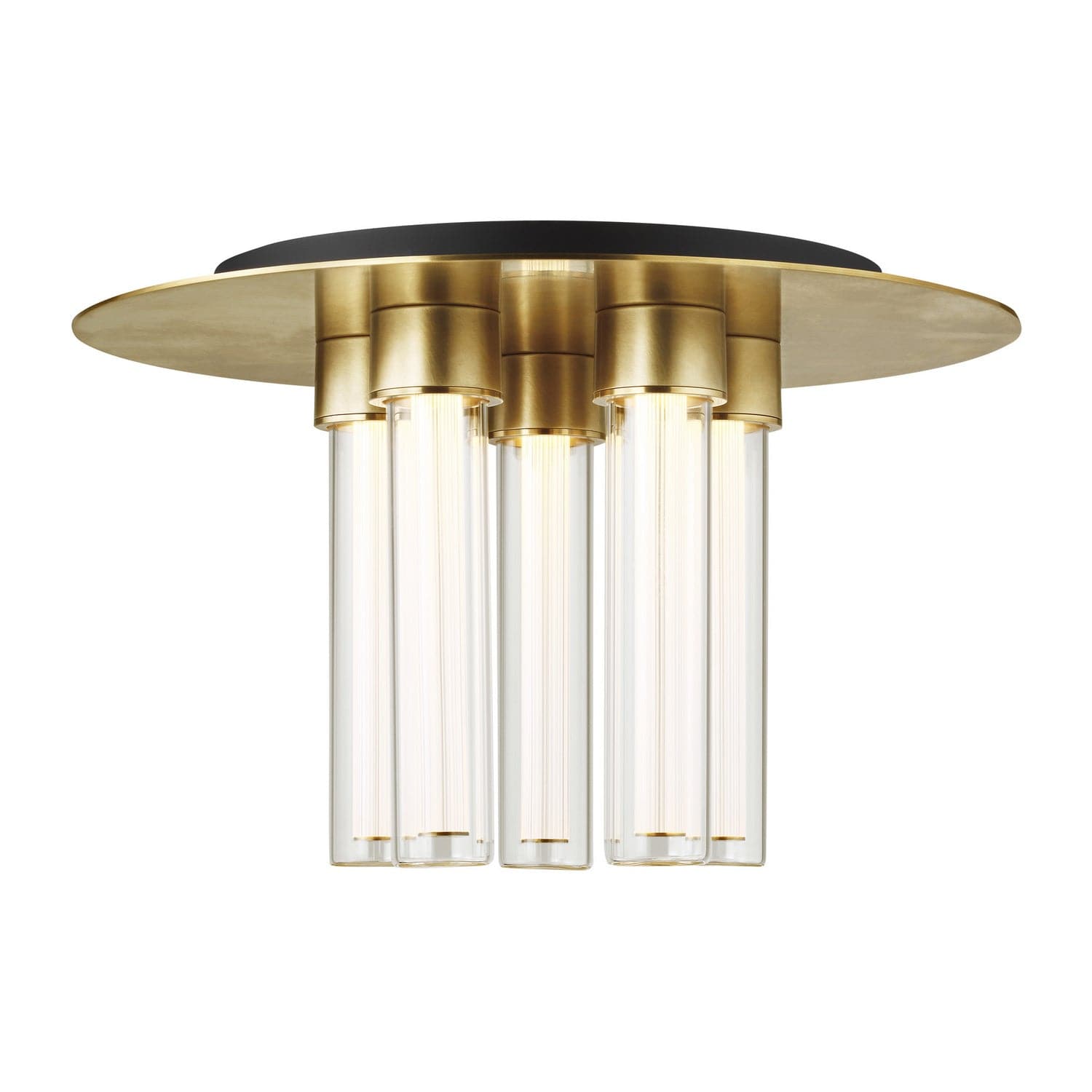 Visual Comfort Modern - 700FMKLA13NB-LED927 - LED Flush Mount - Kola - Natural Brass