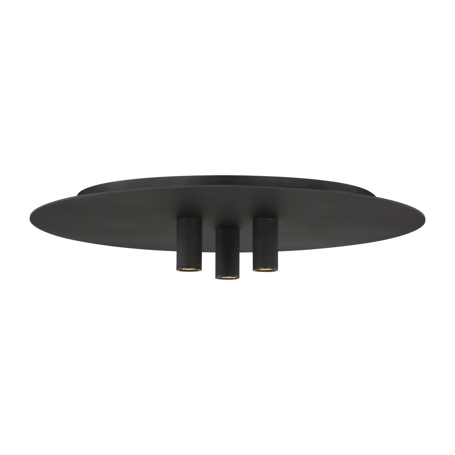 Visual Comfort Modern - 700FMPNT16B-LED930-277 - LED Flush Mount - Ponte - Nightshade Black