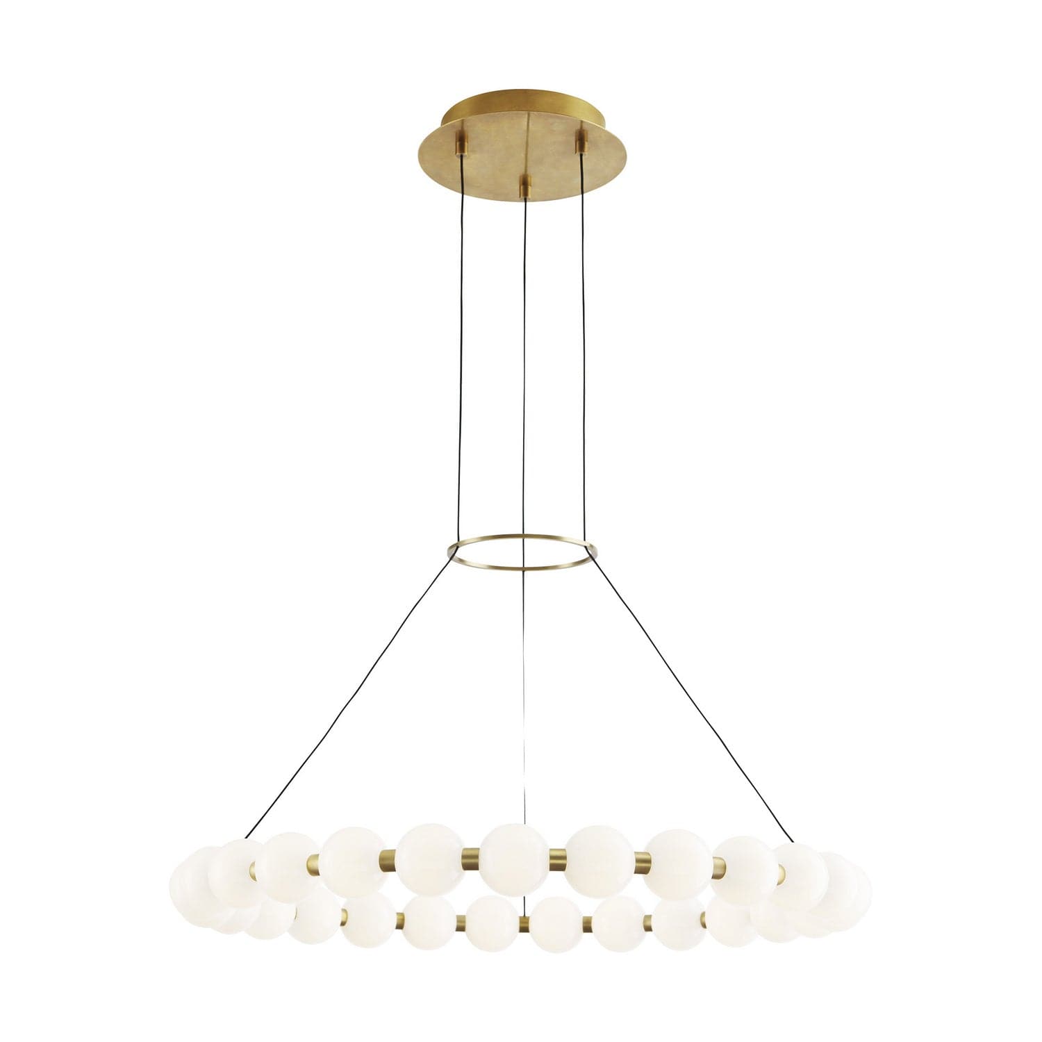 Visual Comfort Modern - 700OBT30NB-LED927 - LED Chandelier - Orbet - Natural Brass