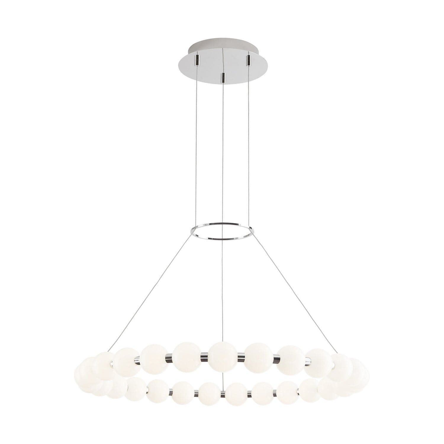 Visual Comfort Modern - 700OBT30N-LED927 - LED Chandelier - Orbet - Polished Nickel