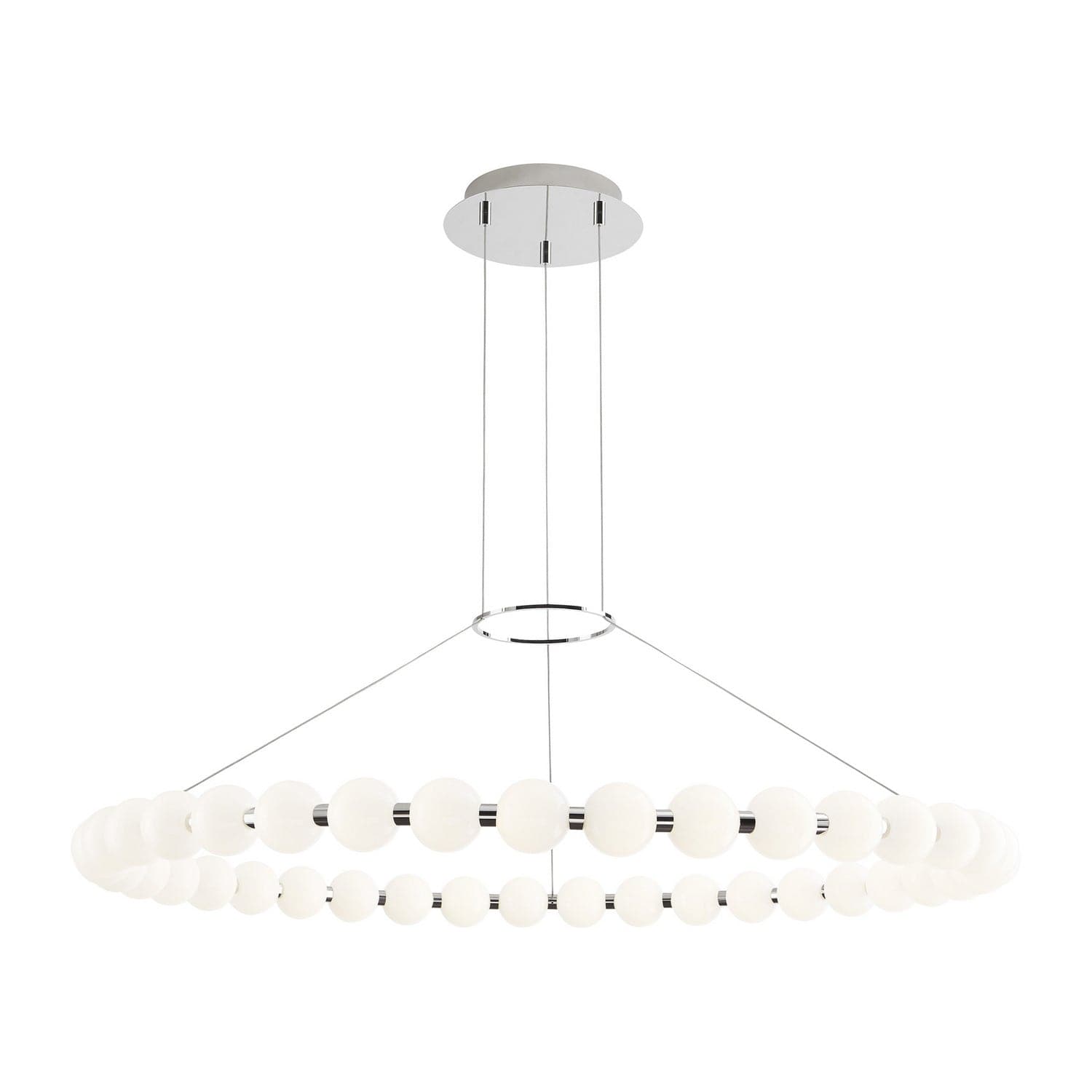 Visual Comfort Modern - 700OBT42N-LED927 - LED Chandelier - Orbet - Polished Nickel