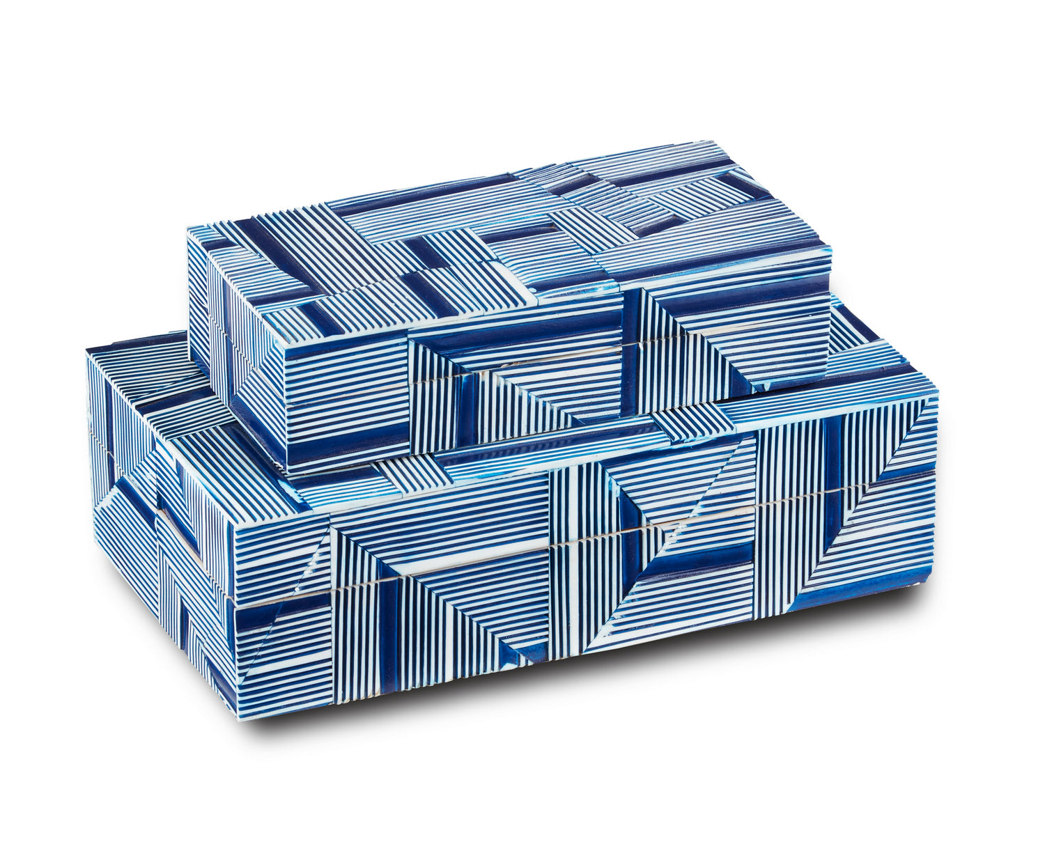Box from the Cade collection in Blue/White finish
