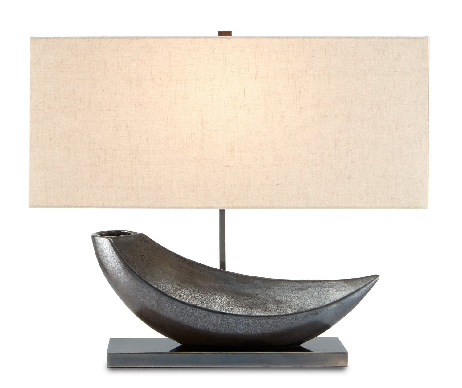 One Light Table Lamp from the Roman collection in Antique Nickel finish