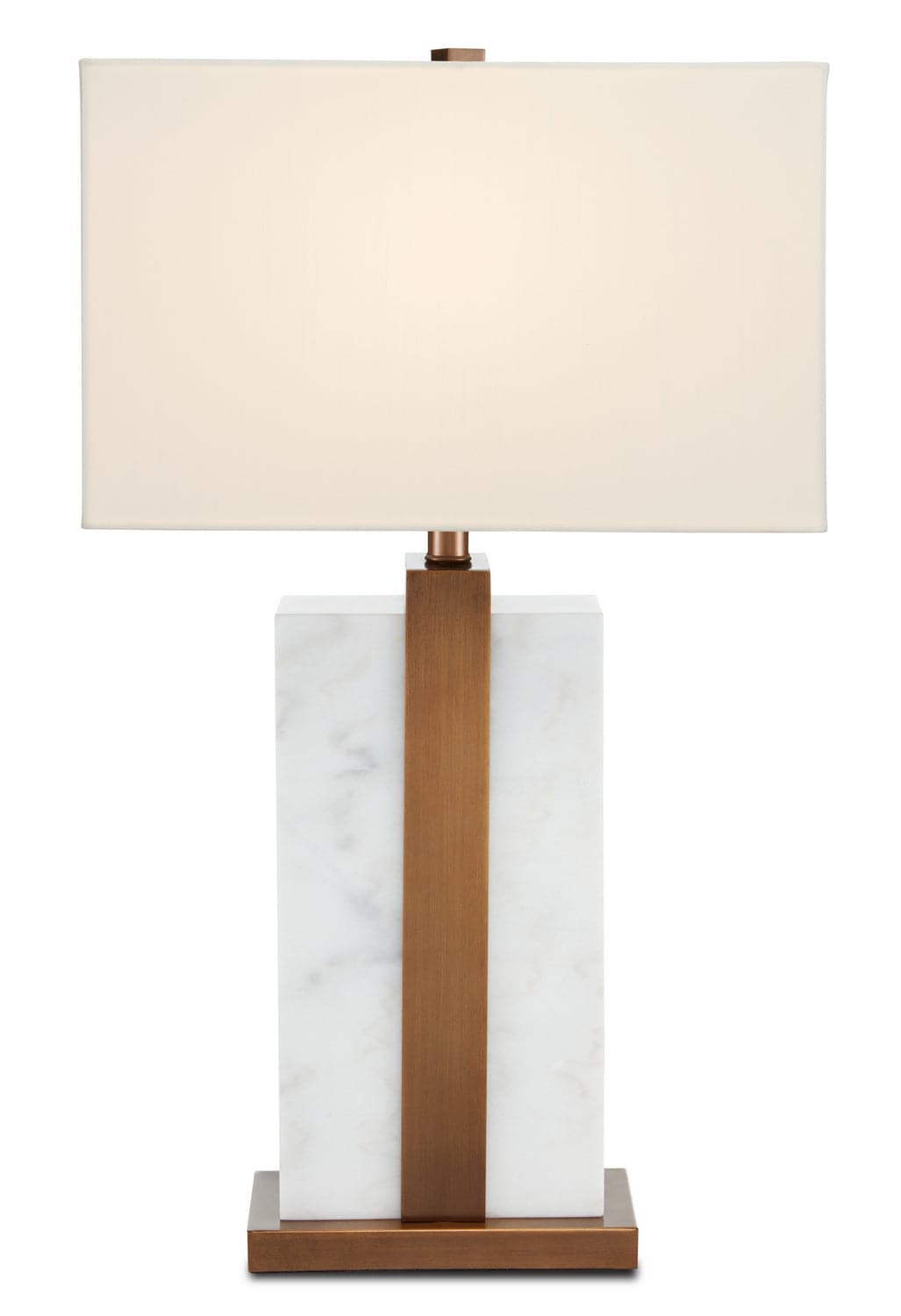 One Light Table Lamp from the Catriona collection in Natural/Antique Brass finish