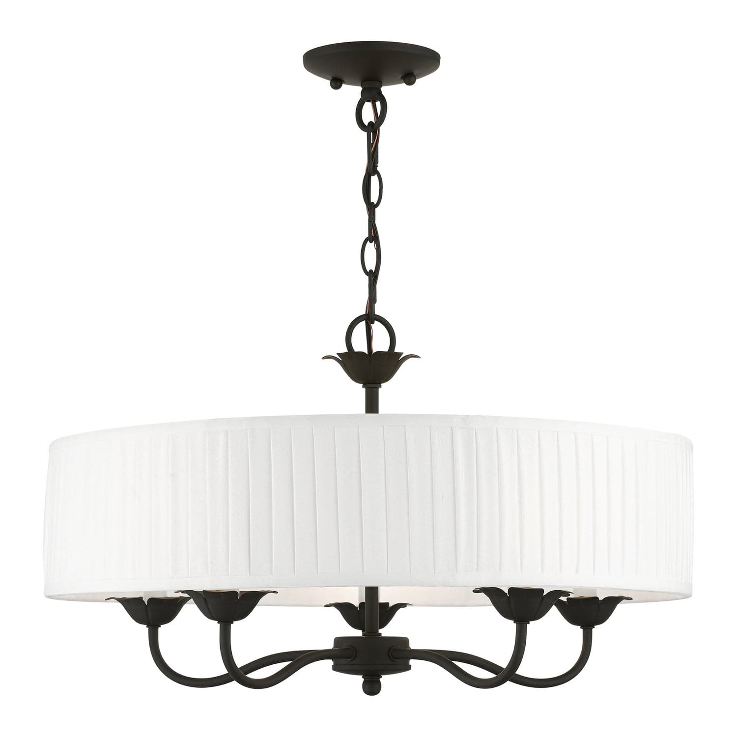 Livex Lighting - 41775-04 - Five Light Pendant - Edinburgh - Black