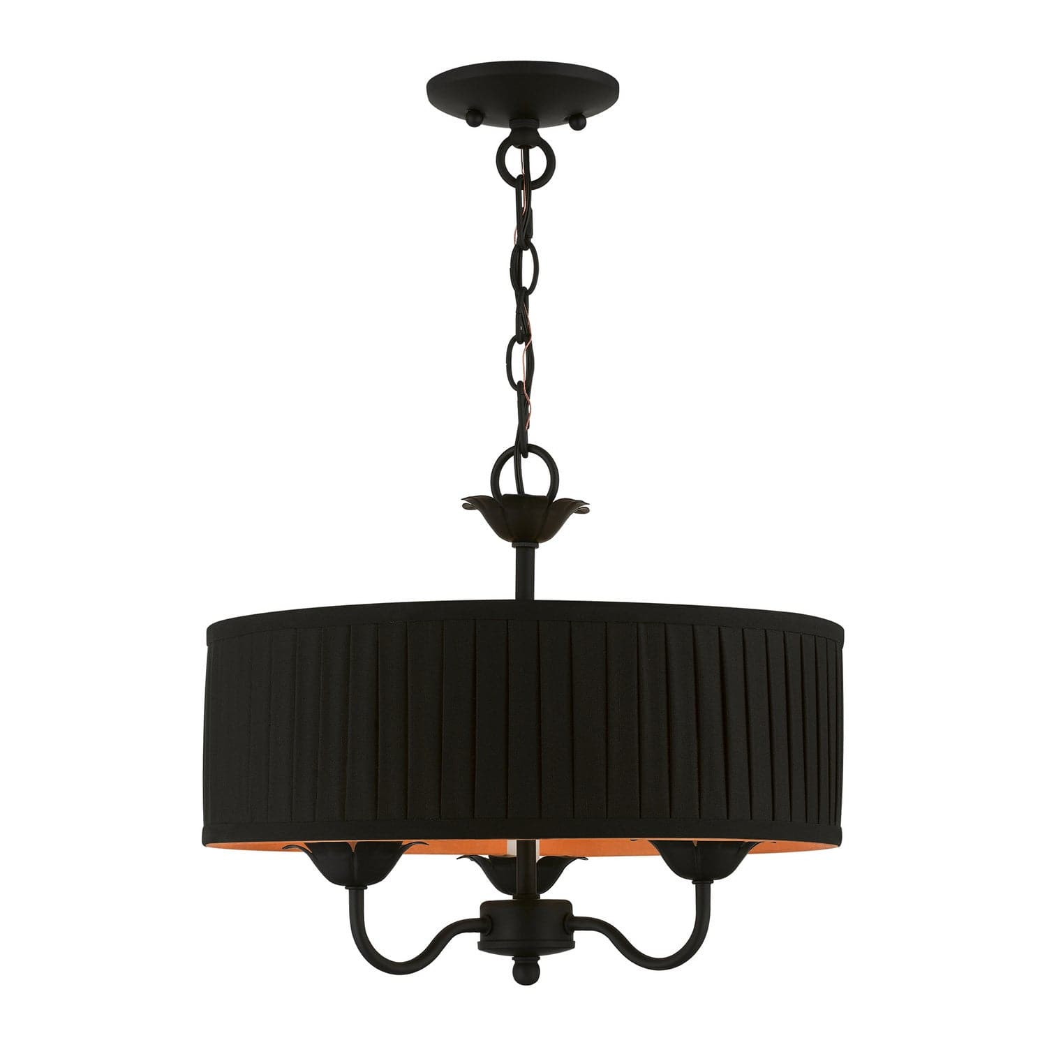 Livex Lighting - 41863-04 - Three Light Pendant - Harrington - Black