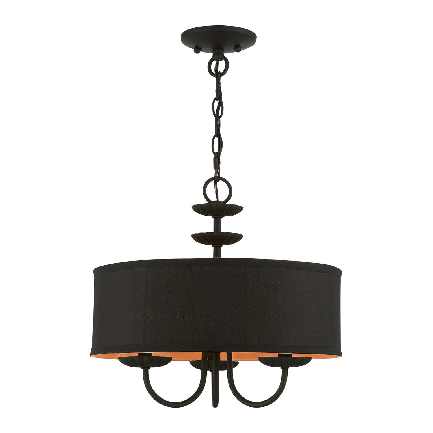 Livex Lighting - 45123-04 - Three Light Pendant - Winchester - Black